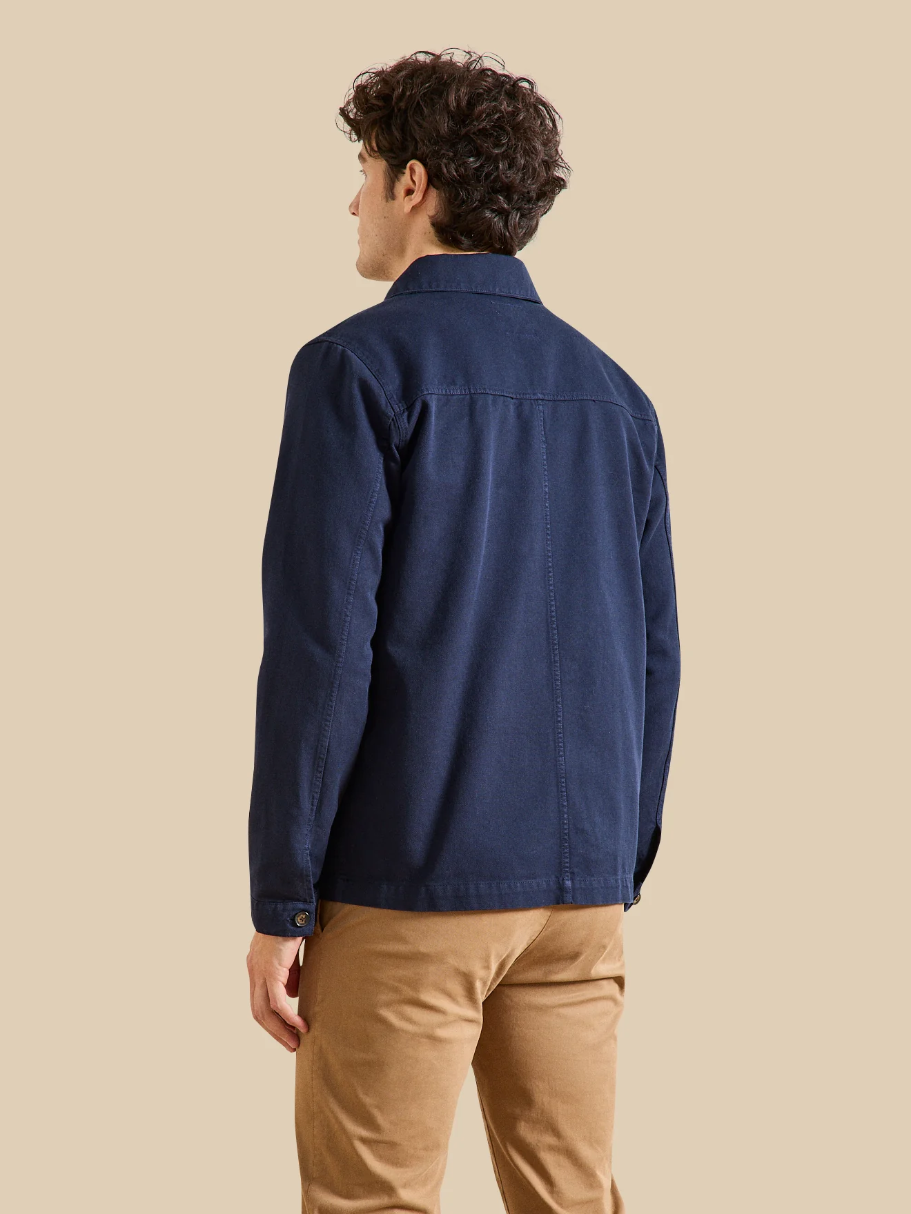 Herrenjacke im Working-Esprit - Twill aus recycelter Baumwolle - Image 3
