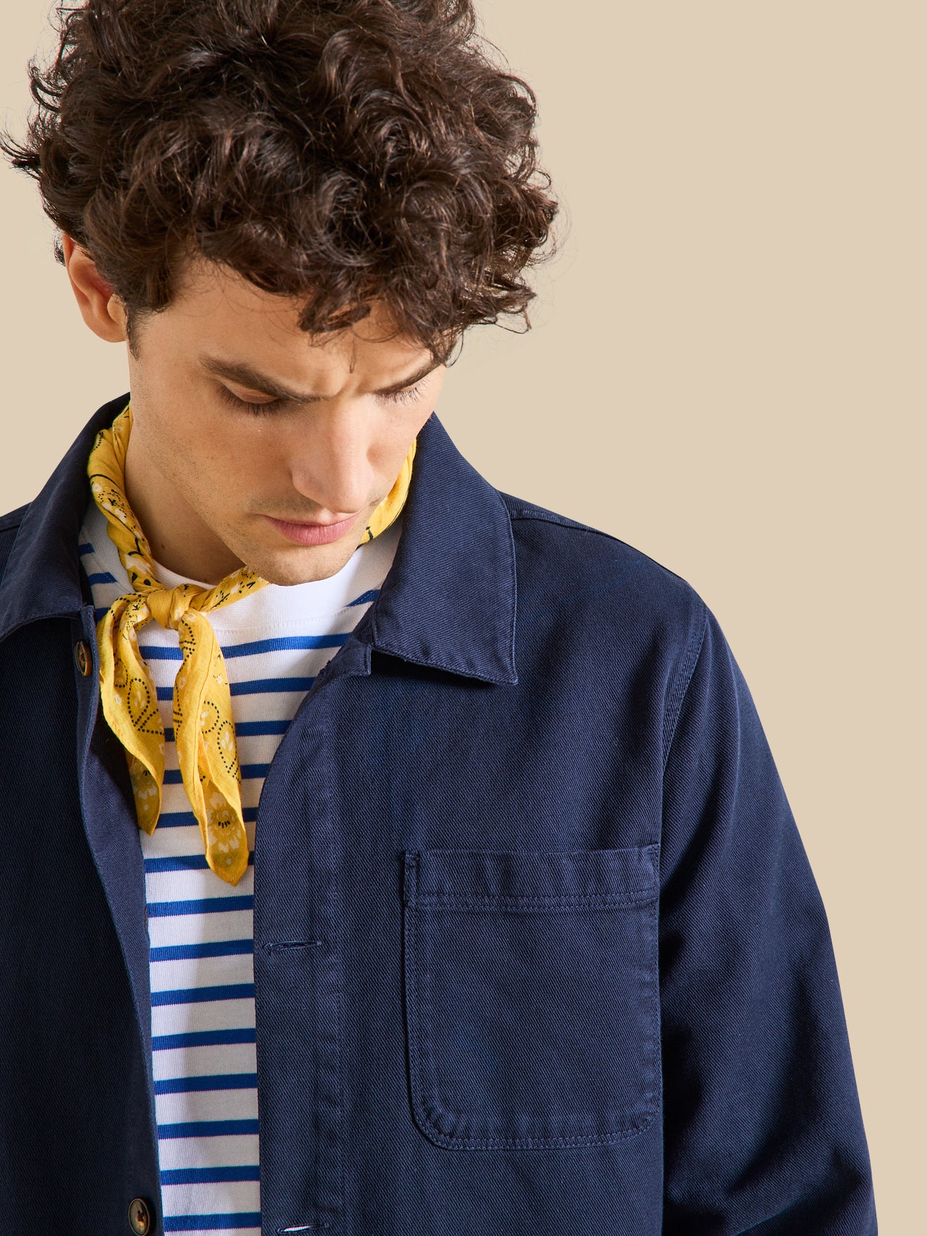 Herrenjacke im Working-Esprit - Twill aus recycelter Baumwolle - Image 4