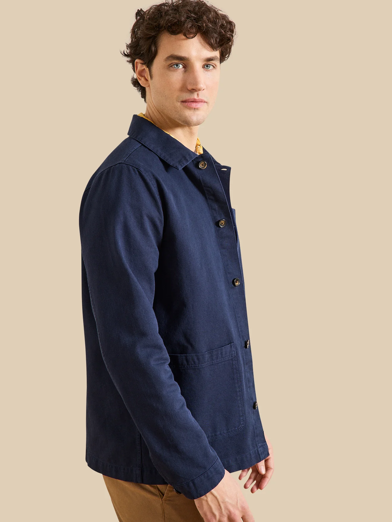 Herrenjacke im Working-Esprit - Twill aus recycelter Baumwolle - Image 5