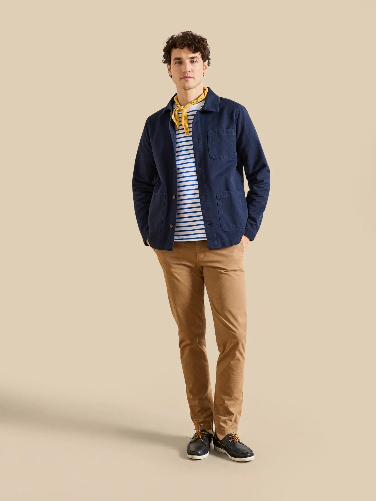 Herrenjacke im Working-Esprit - Twill aus recycelter Baumwolle - Image 6