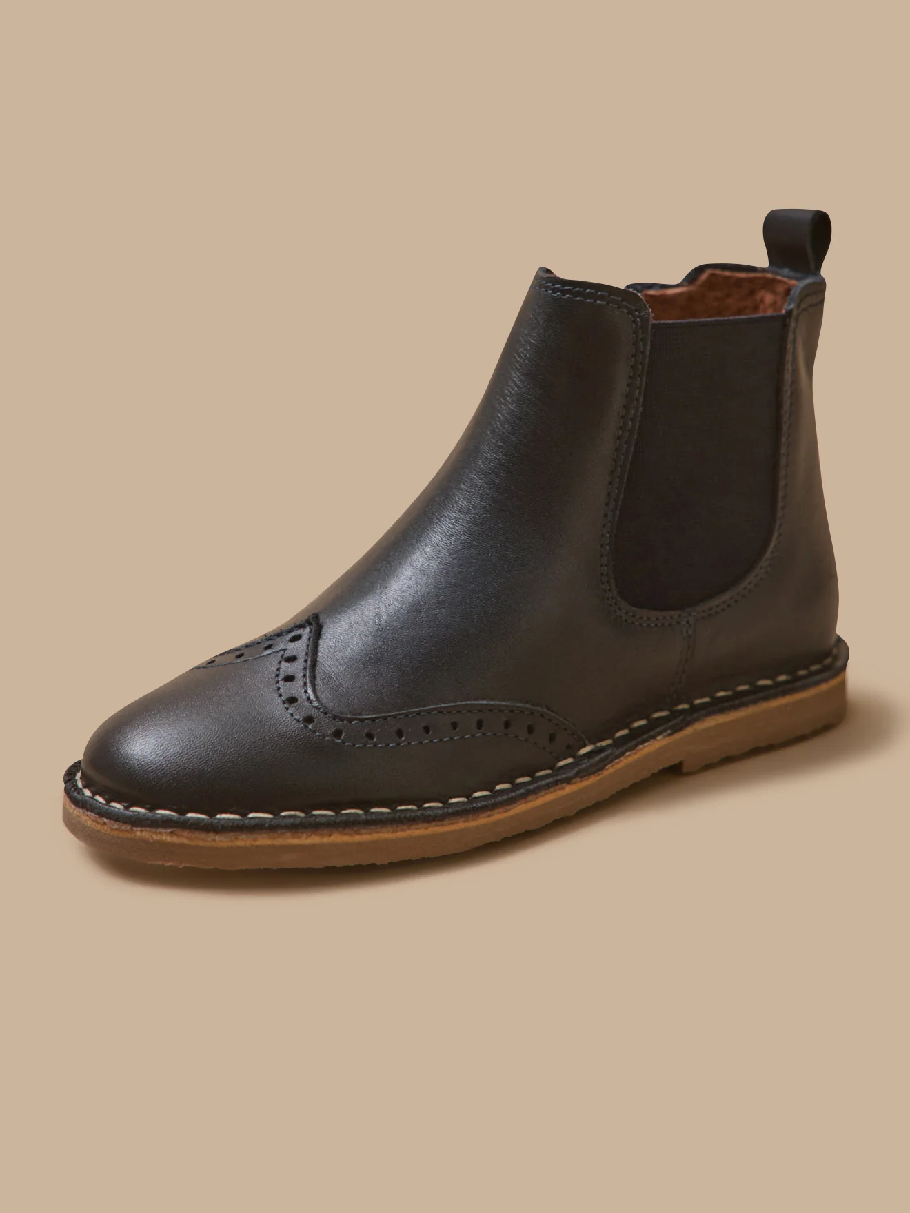 Mädchen-Boots mit Blütenkappe aus Leder - Image 6