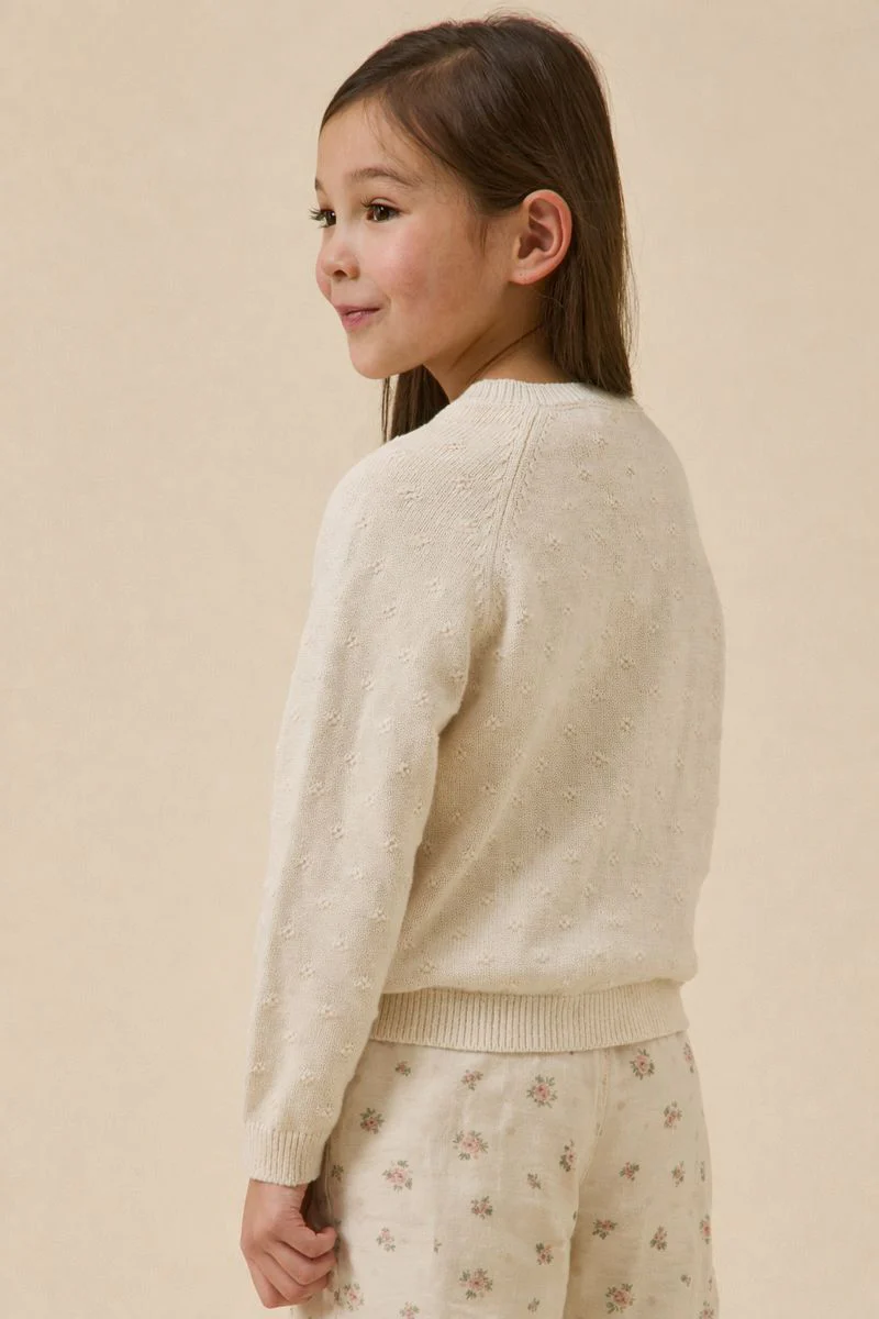 Mädchen-Cardigan mit Musterstrick - Image 4