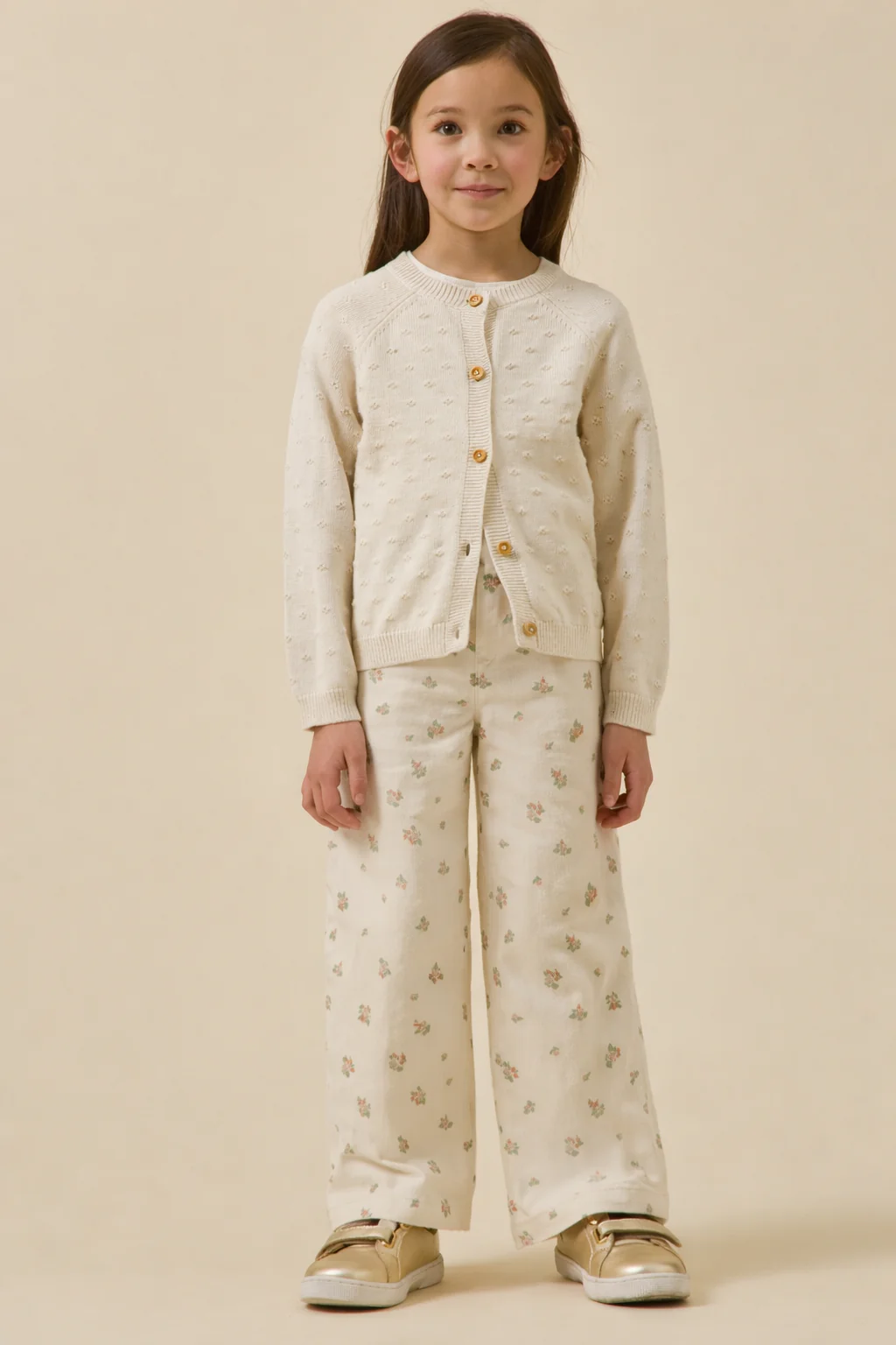 Mädchen-Cardigan mit Musterstrick - Image 8