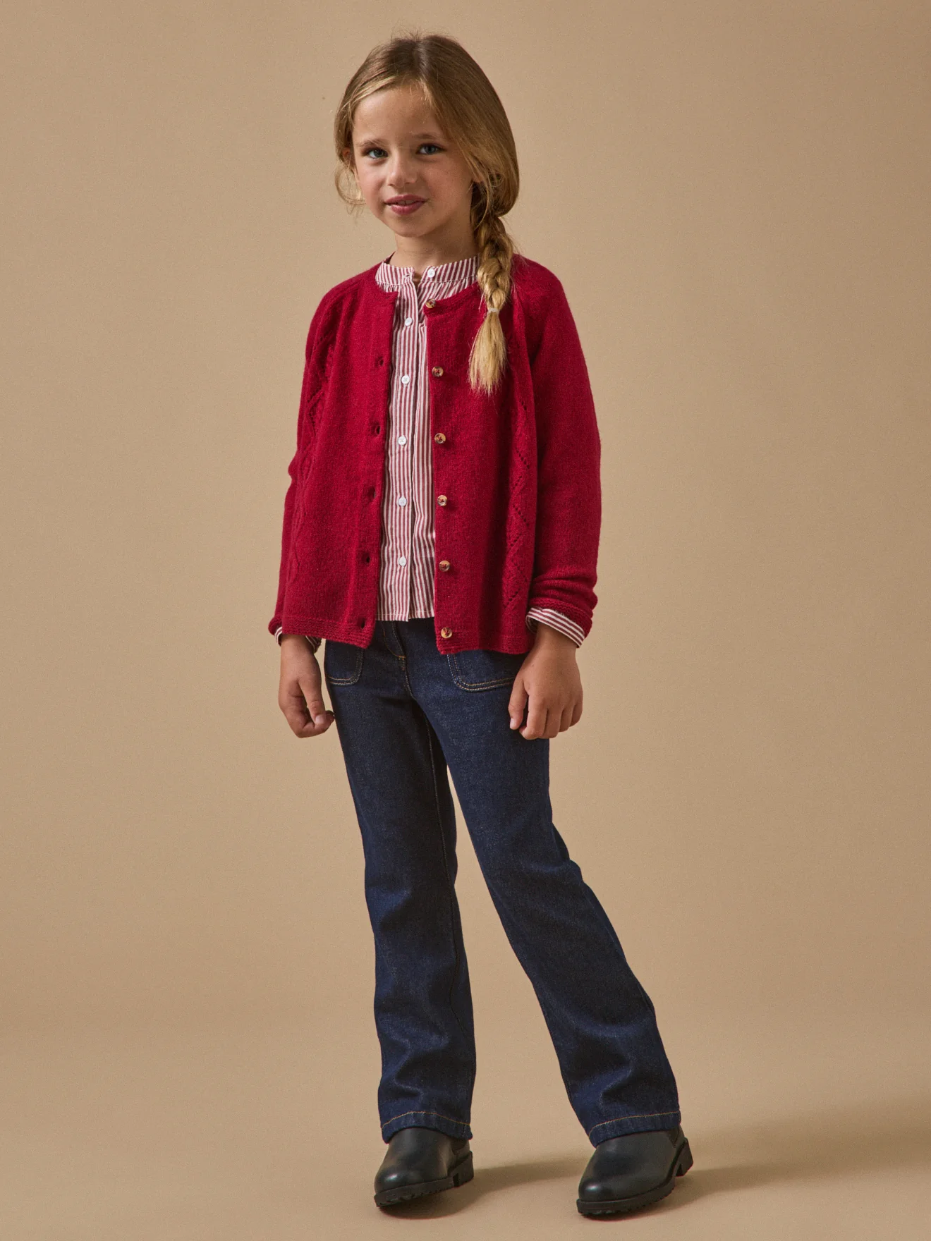 Mädchen-Cardigan aus Merino-Wolle - Image 5