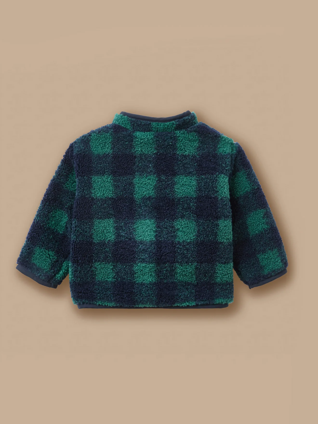 Karierte Sherpa-Weste für Babys - Image 2