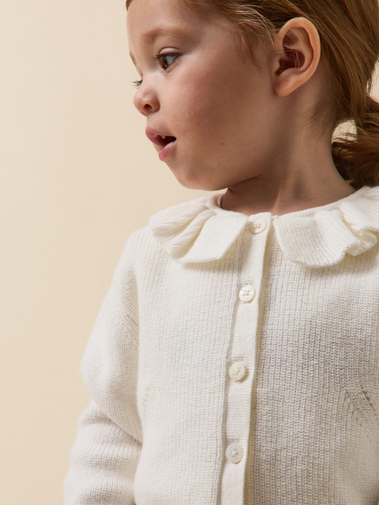 Strickjacke aus Bio-Baumwolle und Wolle, Baby - Image 3