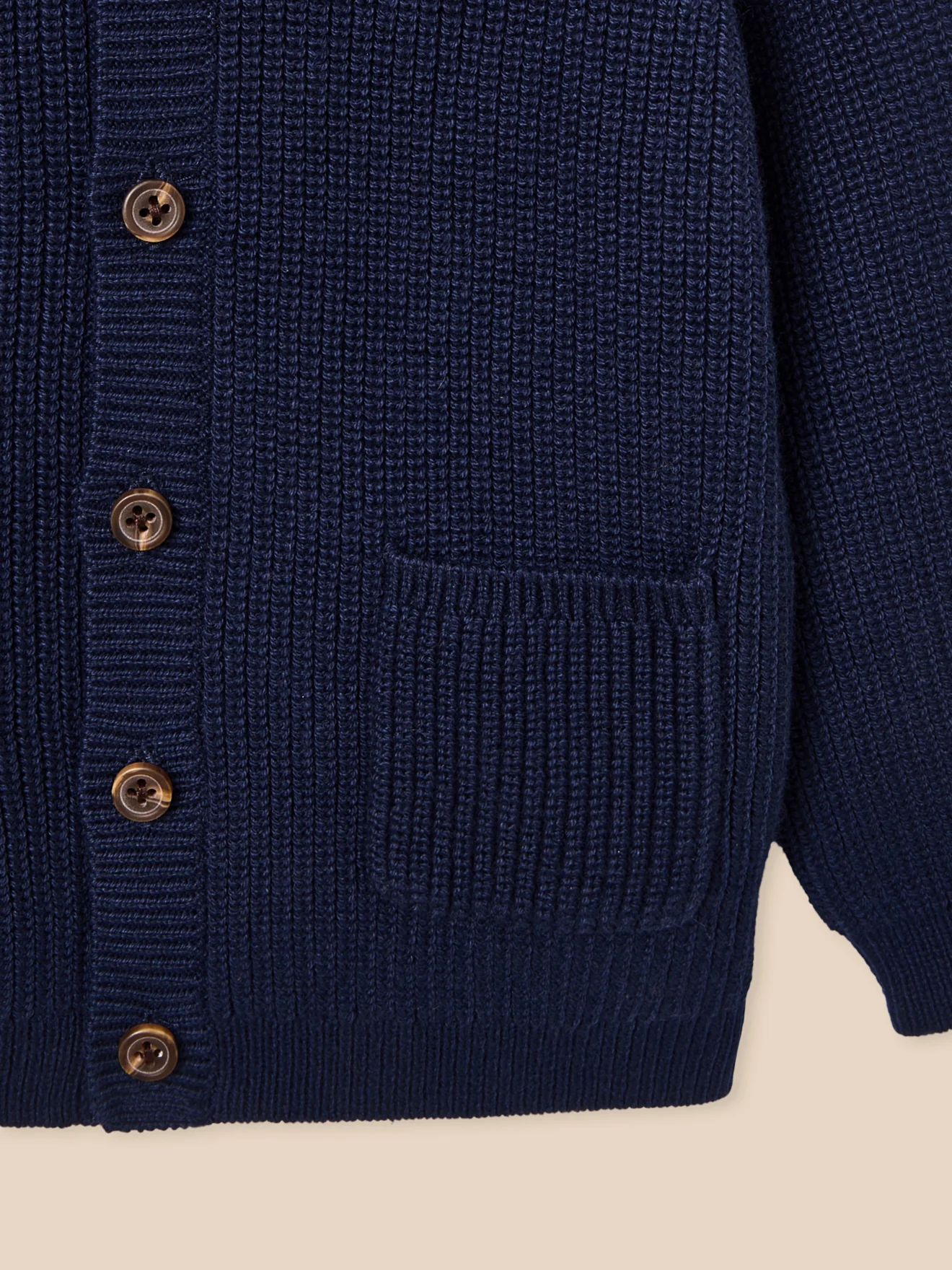 Strickjacke aus Bio-Baumwolle und Wolle Baby - Image 3