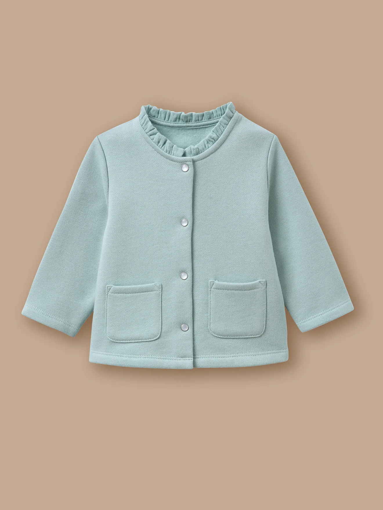 Baby-Cardigan aus Molton