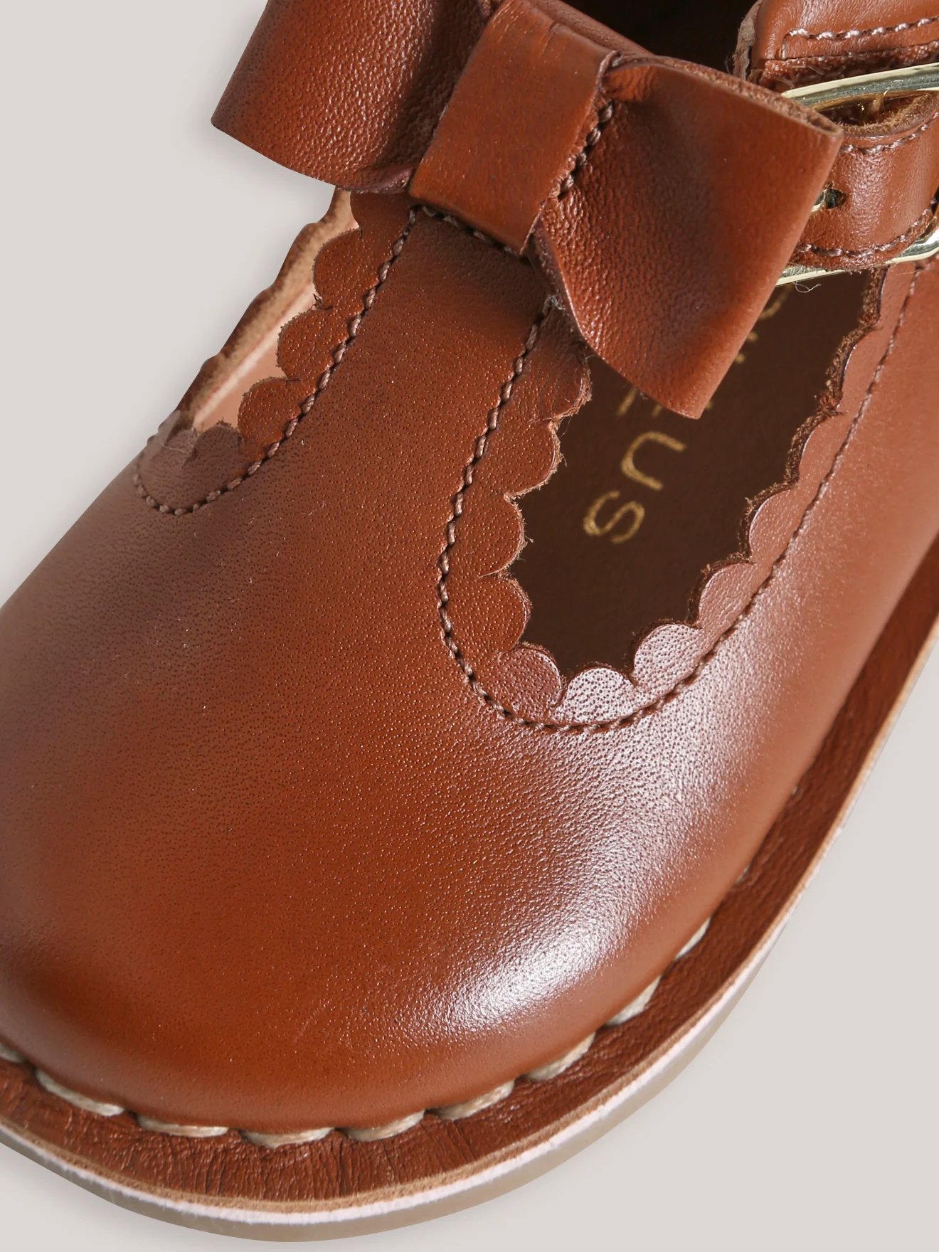 Baby-Spangenschuhe aus Leder mit Zierschleife - Image 4