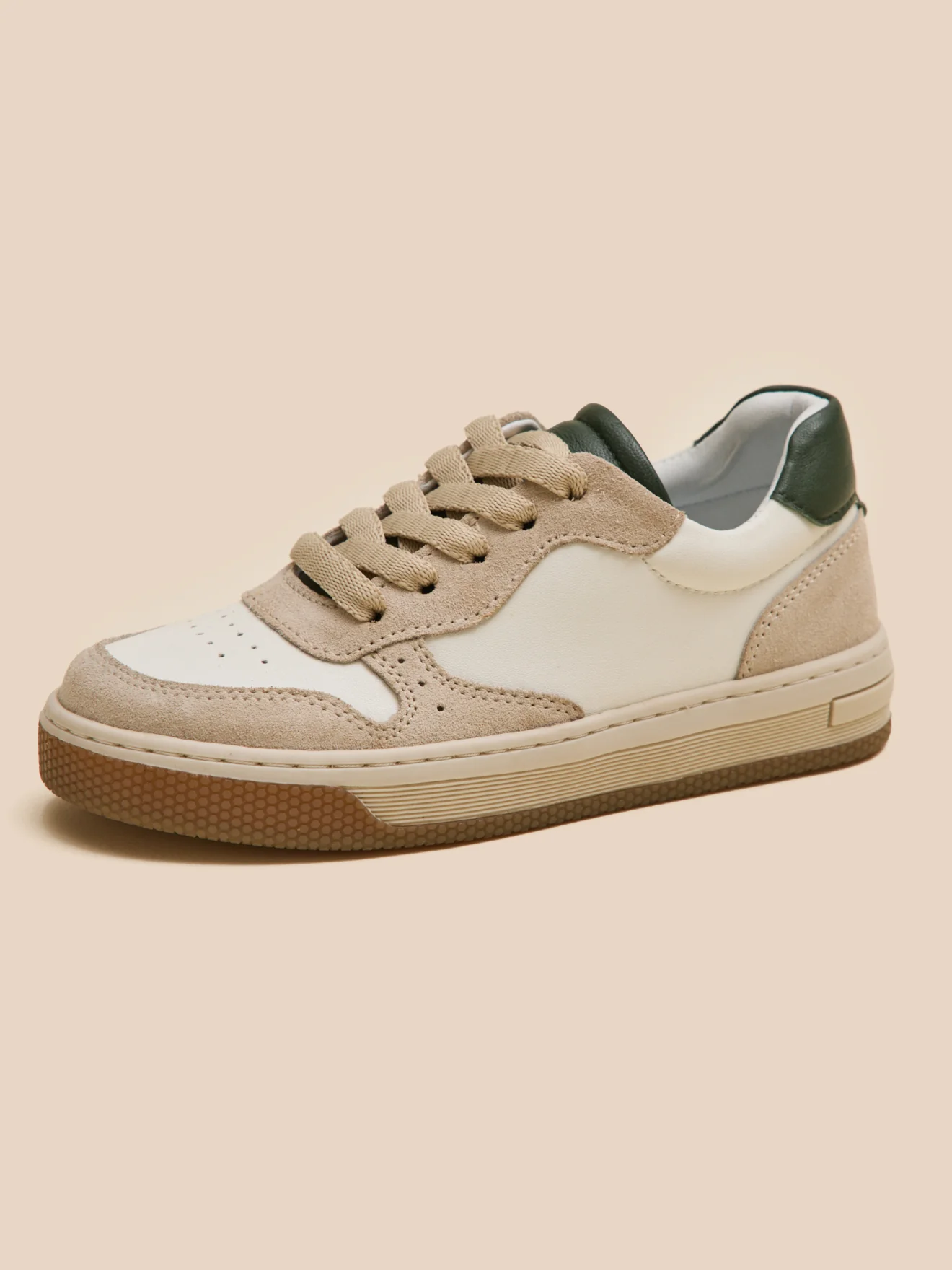 Jungen-Sneaker aus Leder, zweifarbig - Image 2