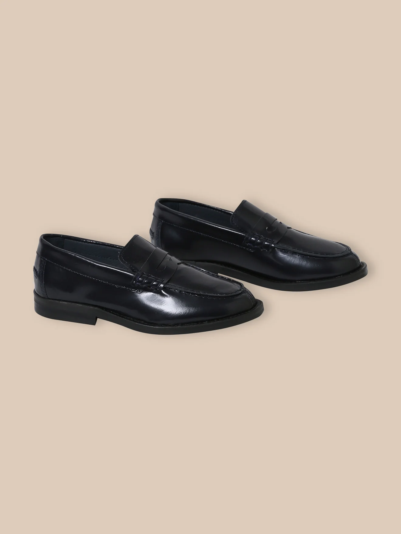 Jungen-Loafer aus Leder