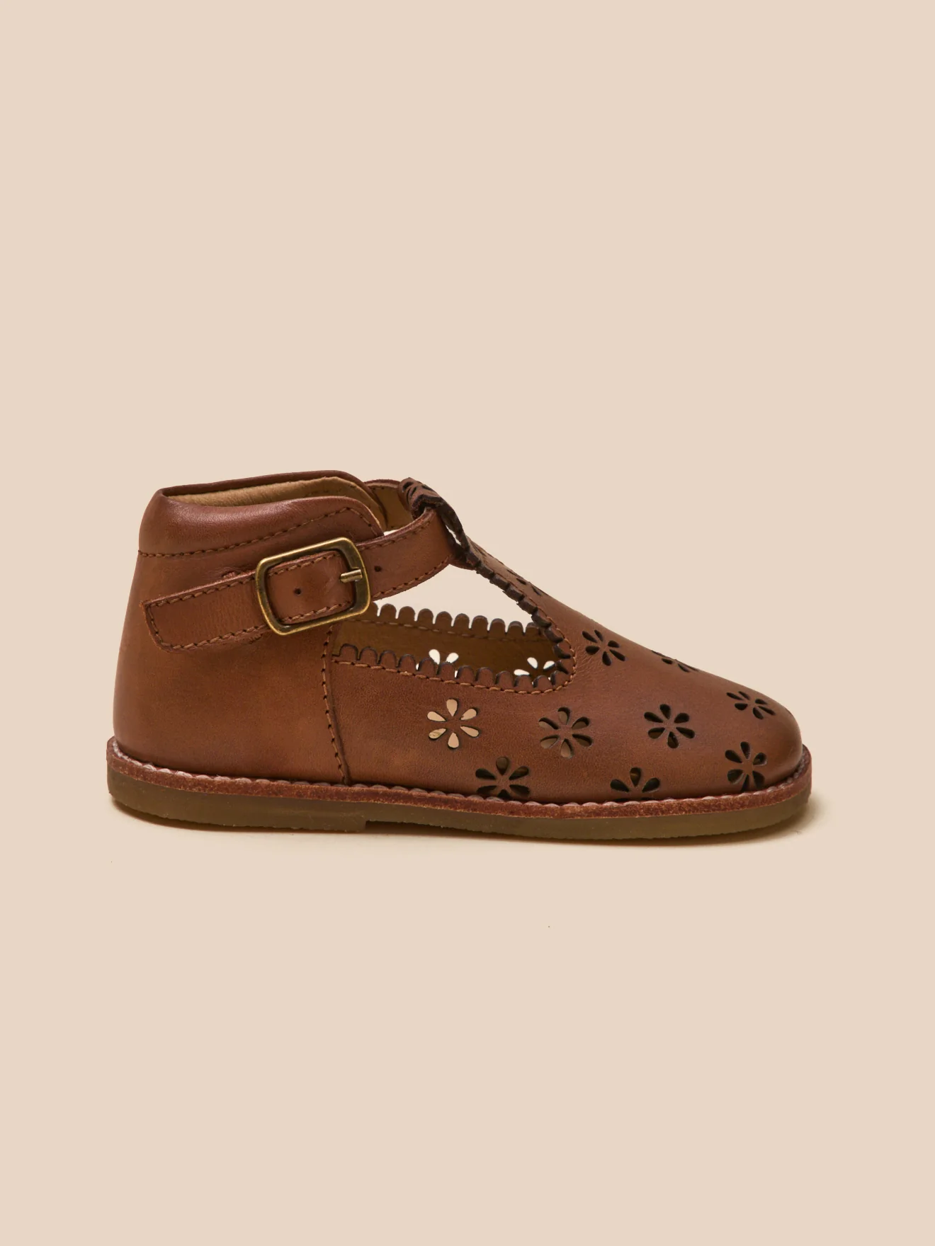 Baby-Salomés aus Leder mit Lochmuster - Image 7