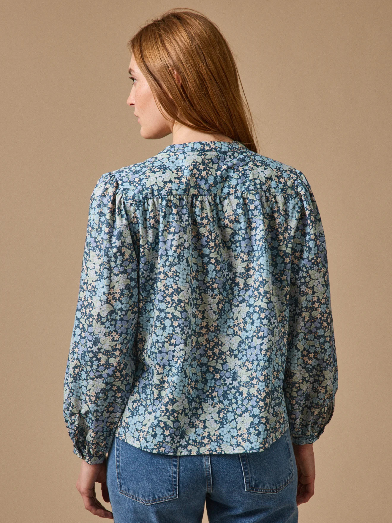 Damenbluse aus Liberty-Stoff - Image 2