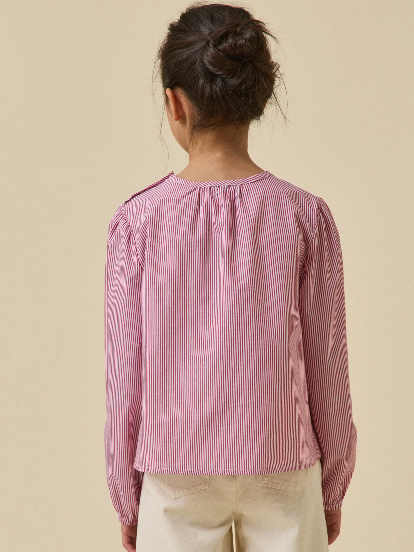 Mädchenbluse, gestreift - Image 2