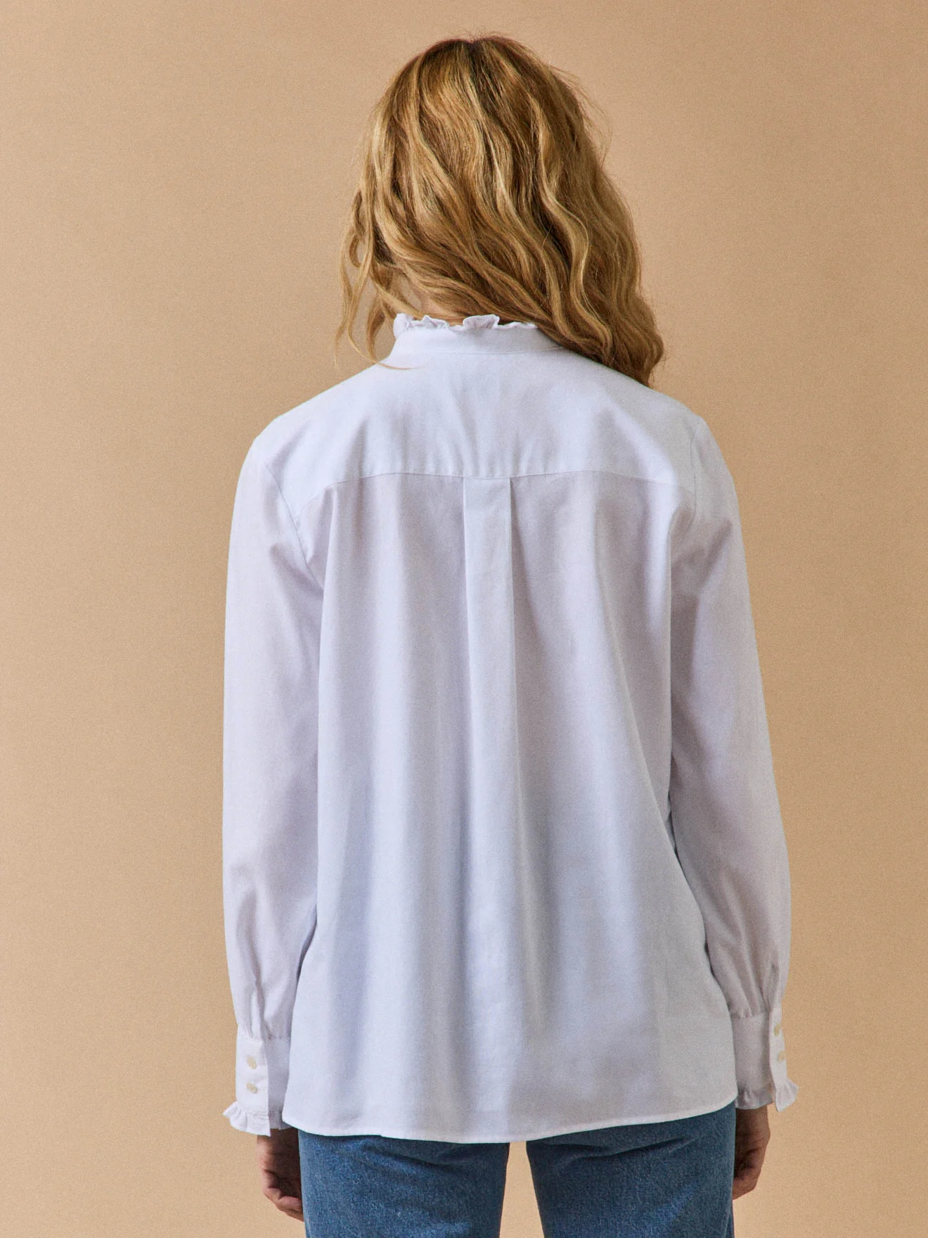 Damen-Hemdbluse Émilie aus Bio-Baumwolle-Oxford-Stoff - Image 3