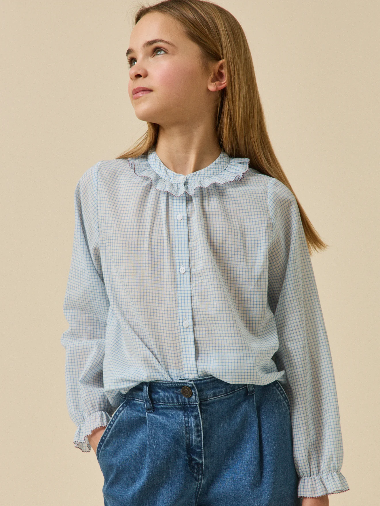Bluse mit Karomuster - Image 2