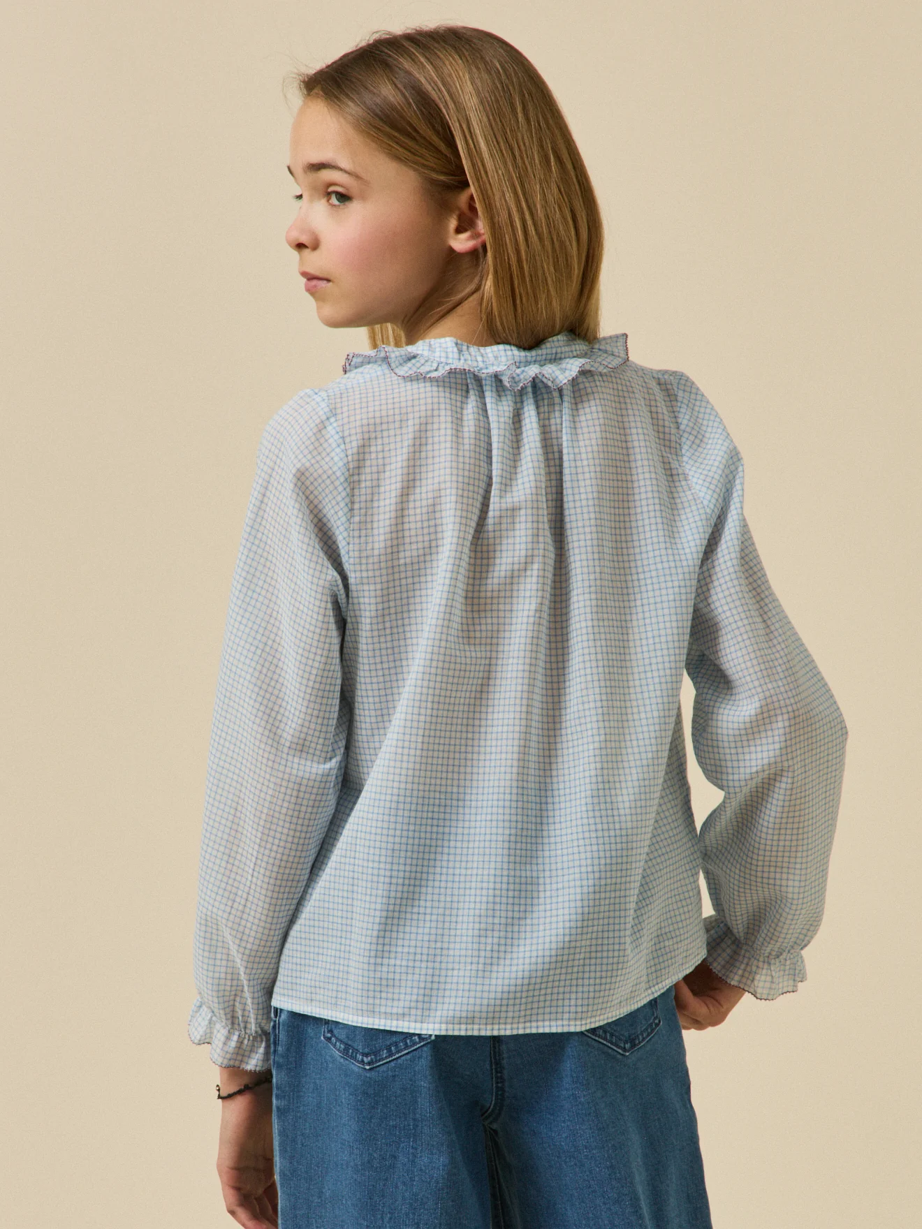 Bluse mit Karomuster - Image 3