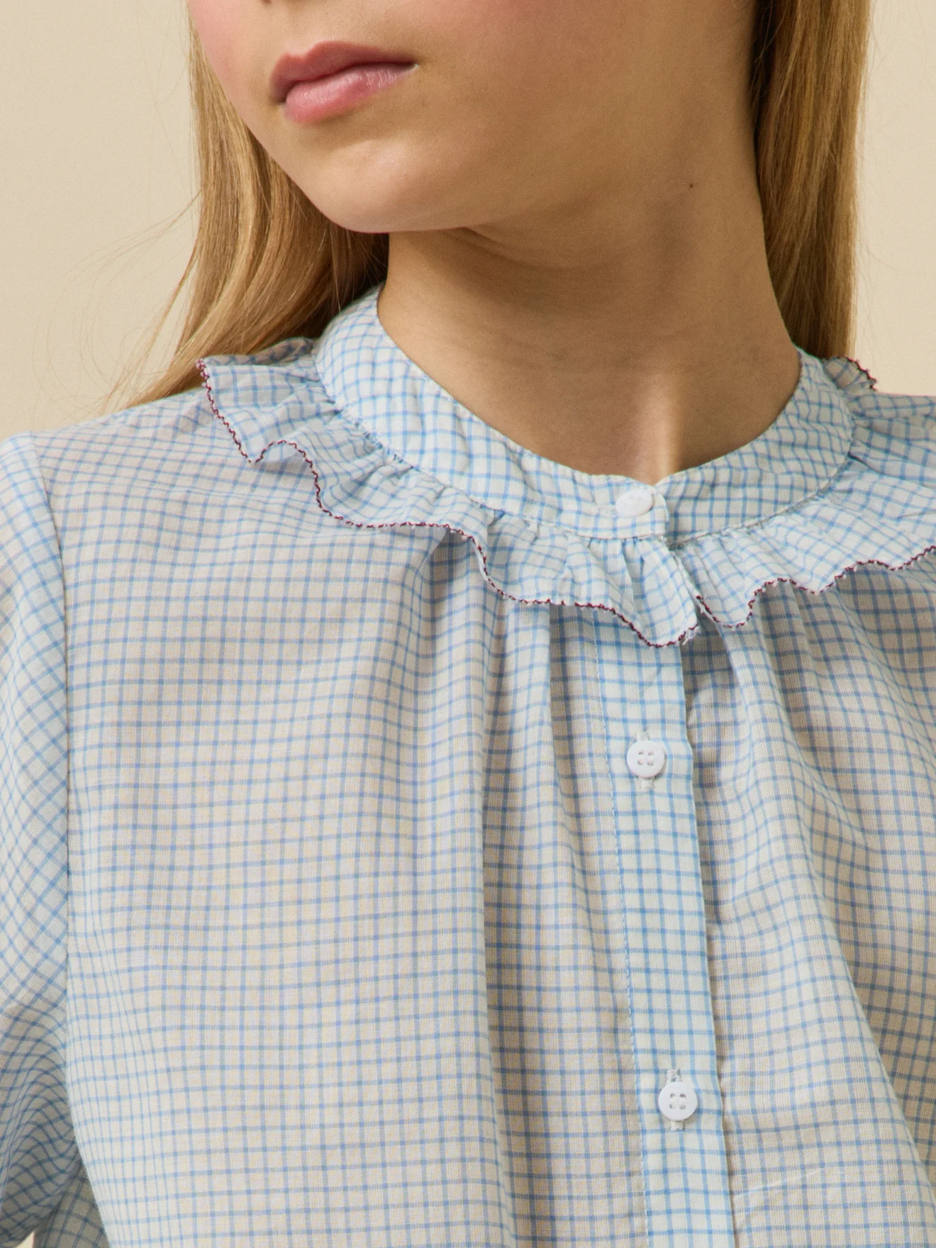 Bluse mit Karomuster - Image 4