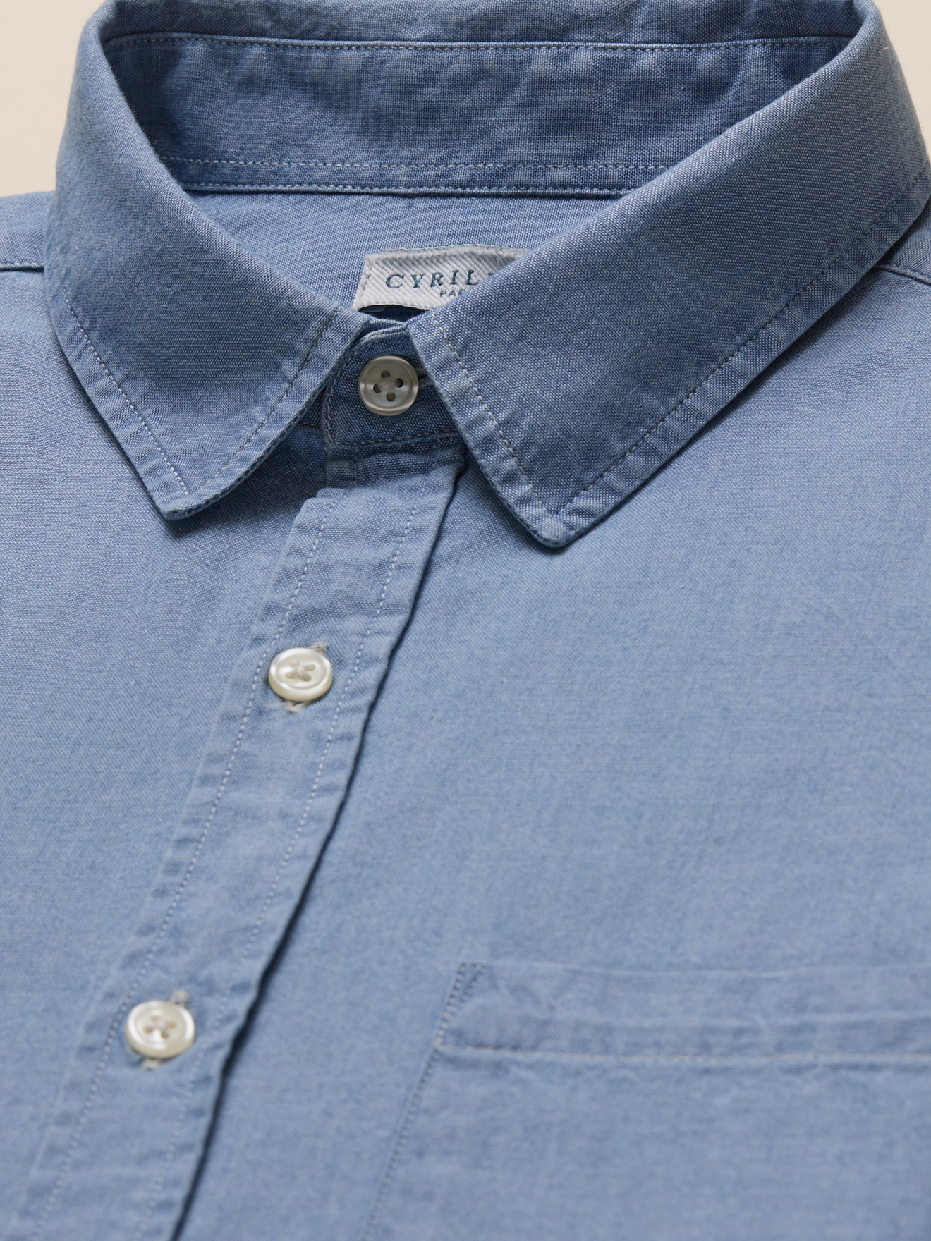 Klassisches Herrenhemd aus Chambray - Image 8