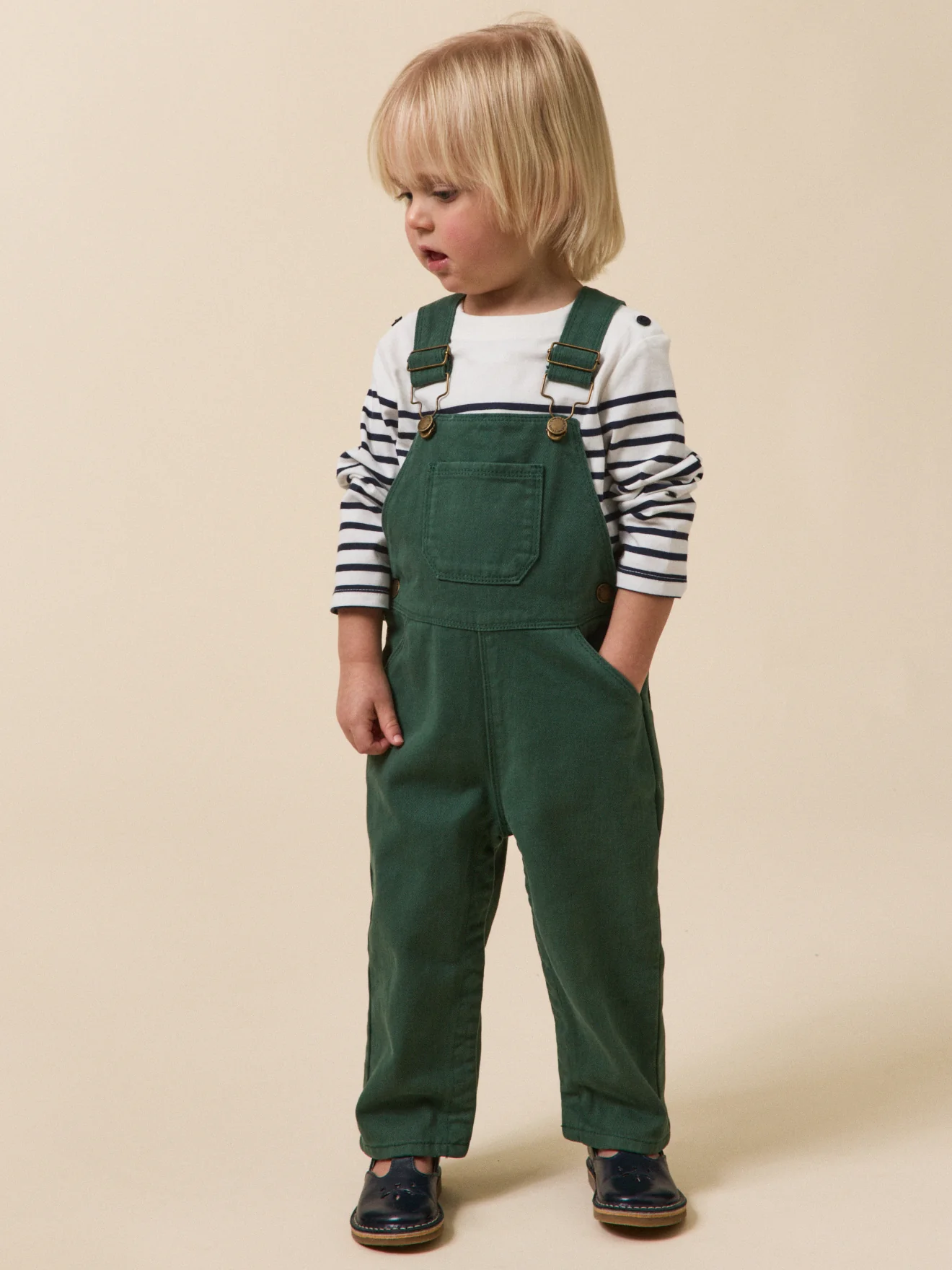 Latzhose, Baby, aus Twill - Image 4