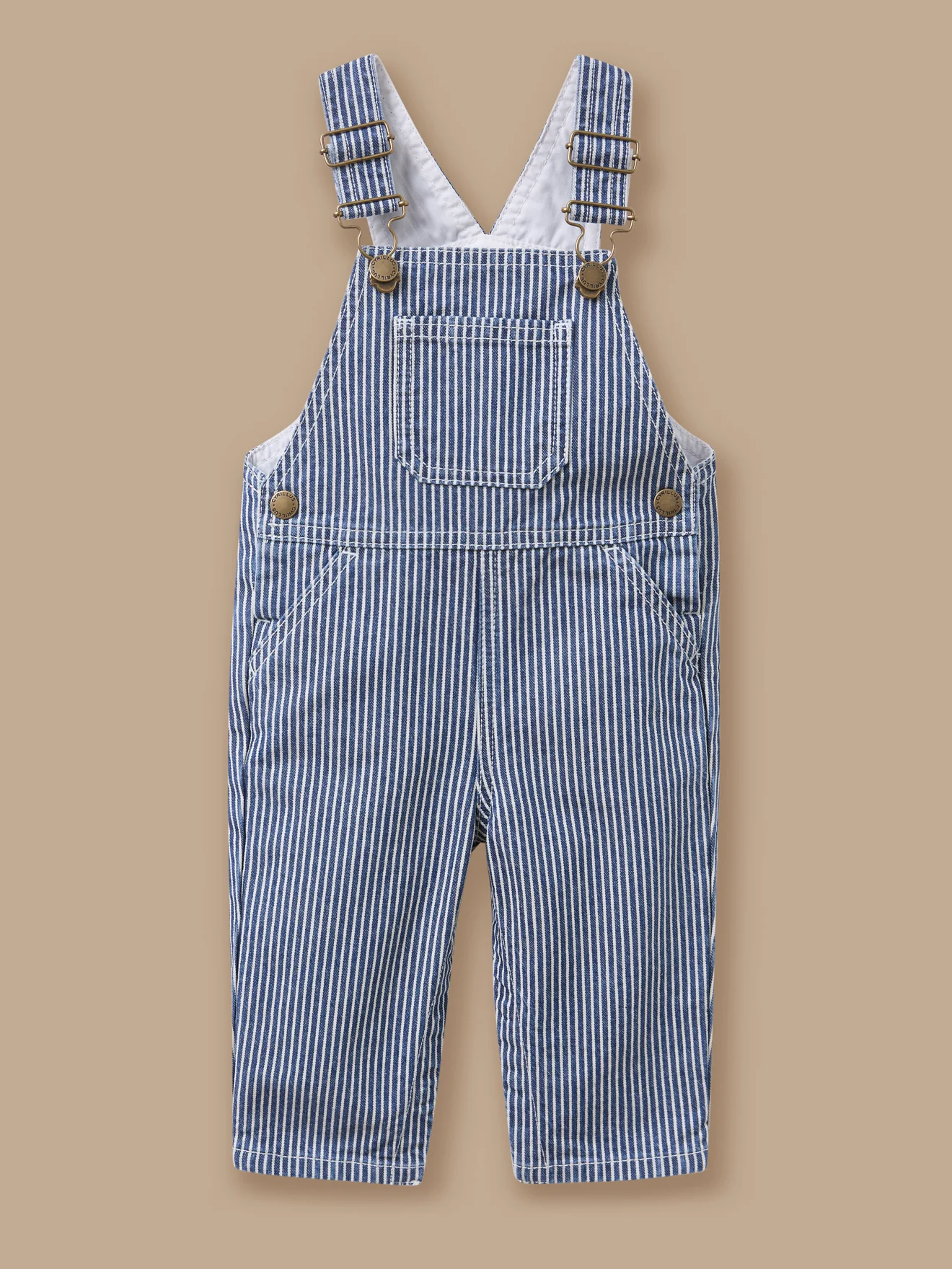 Gestreifter Baby-Latzhose