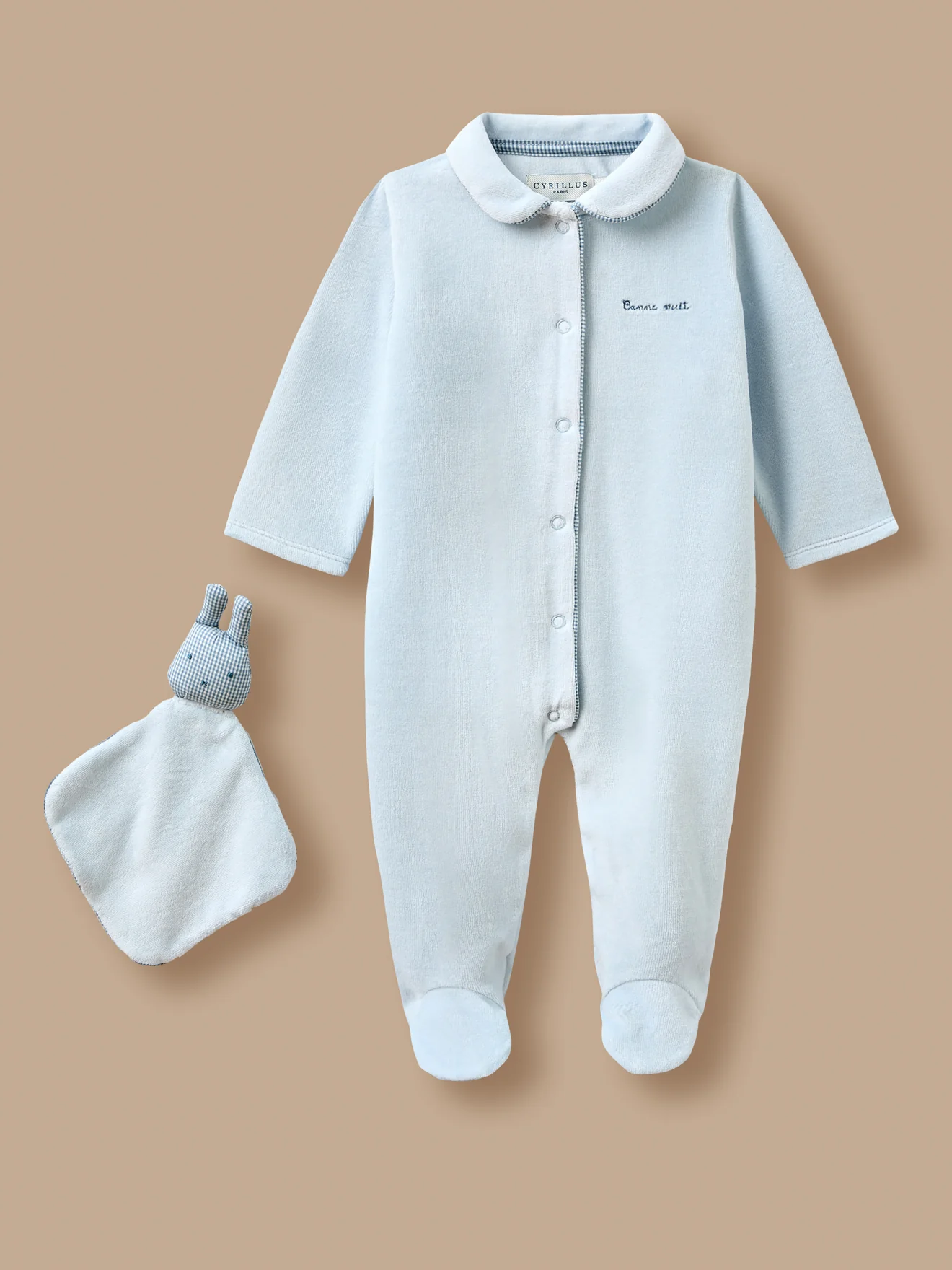 Baby-Schlafer aus Velours