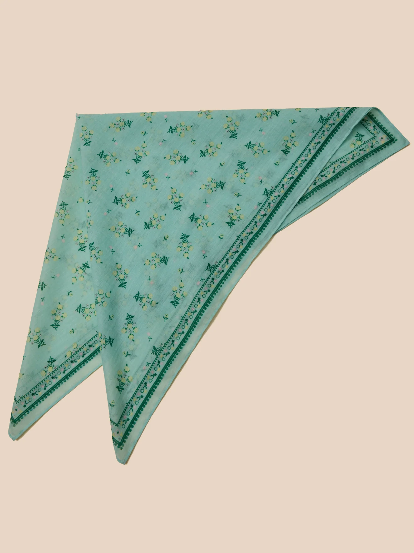 Mädchen-Halstuch mit Knospenmotiv – Bio-Baumwolle - Image 3