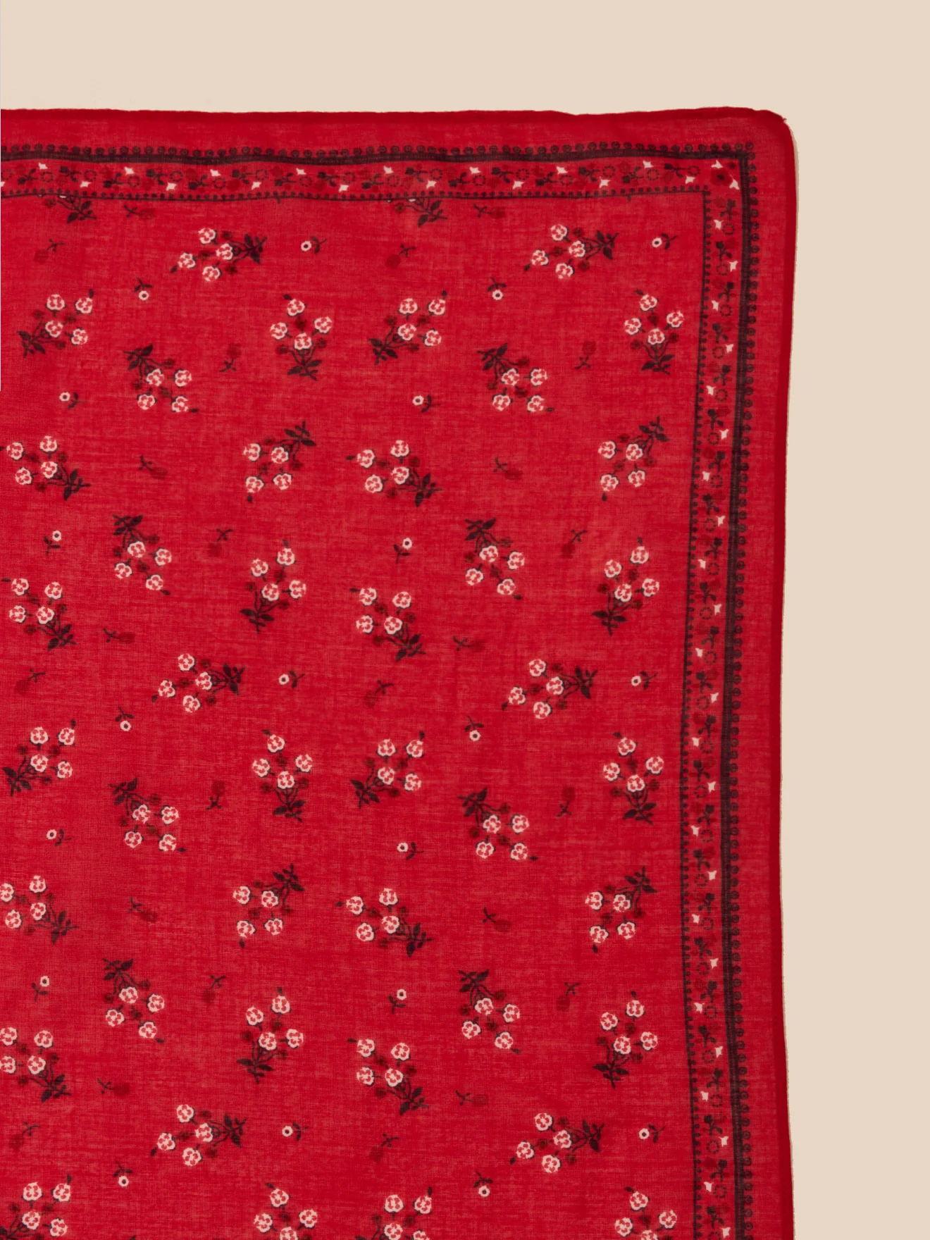 Mädchen-Halstuch mit Knospenmotiv – Bio-Baumwolle - Image 3