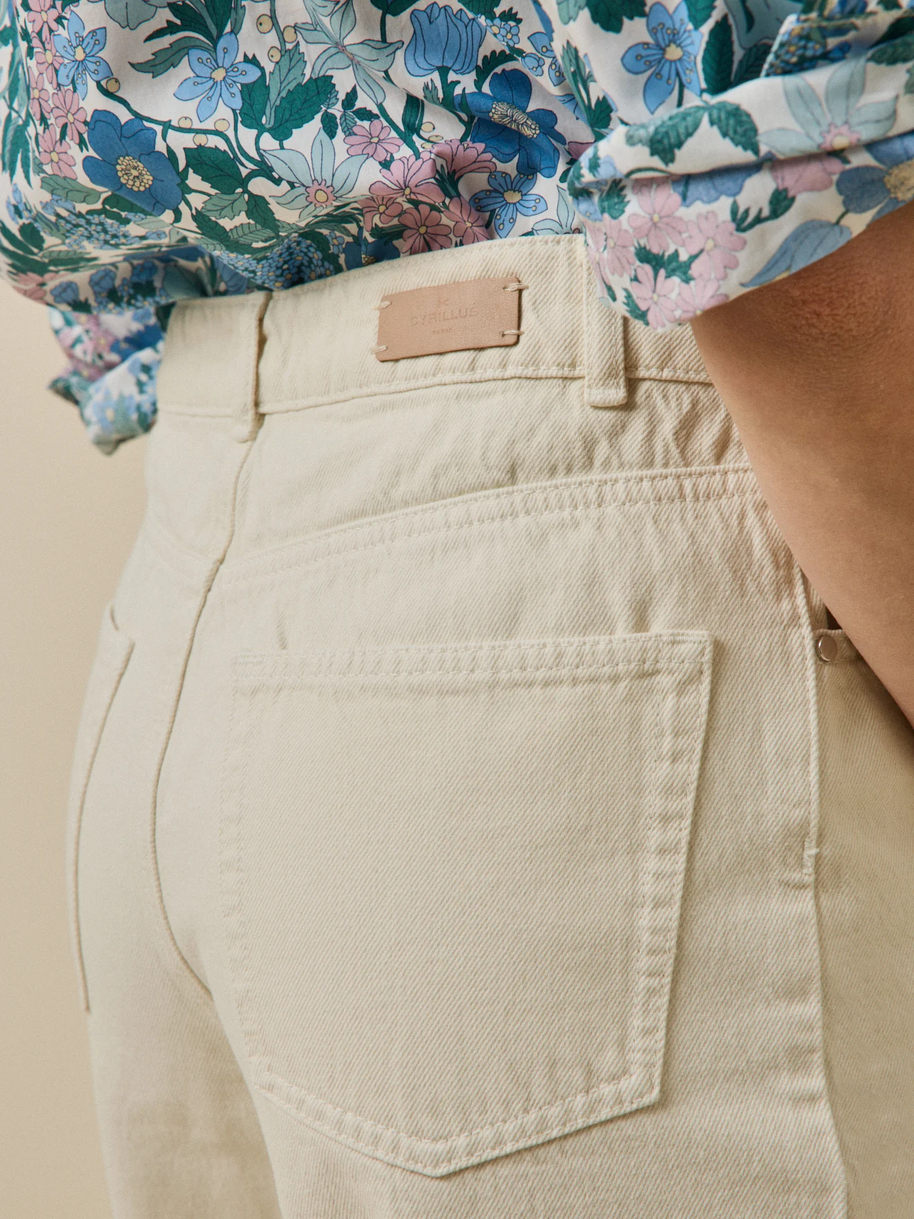 Damen-Jeans Émilie mit weitem Bein aus Bio-Baumwolle - Image 4