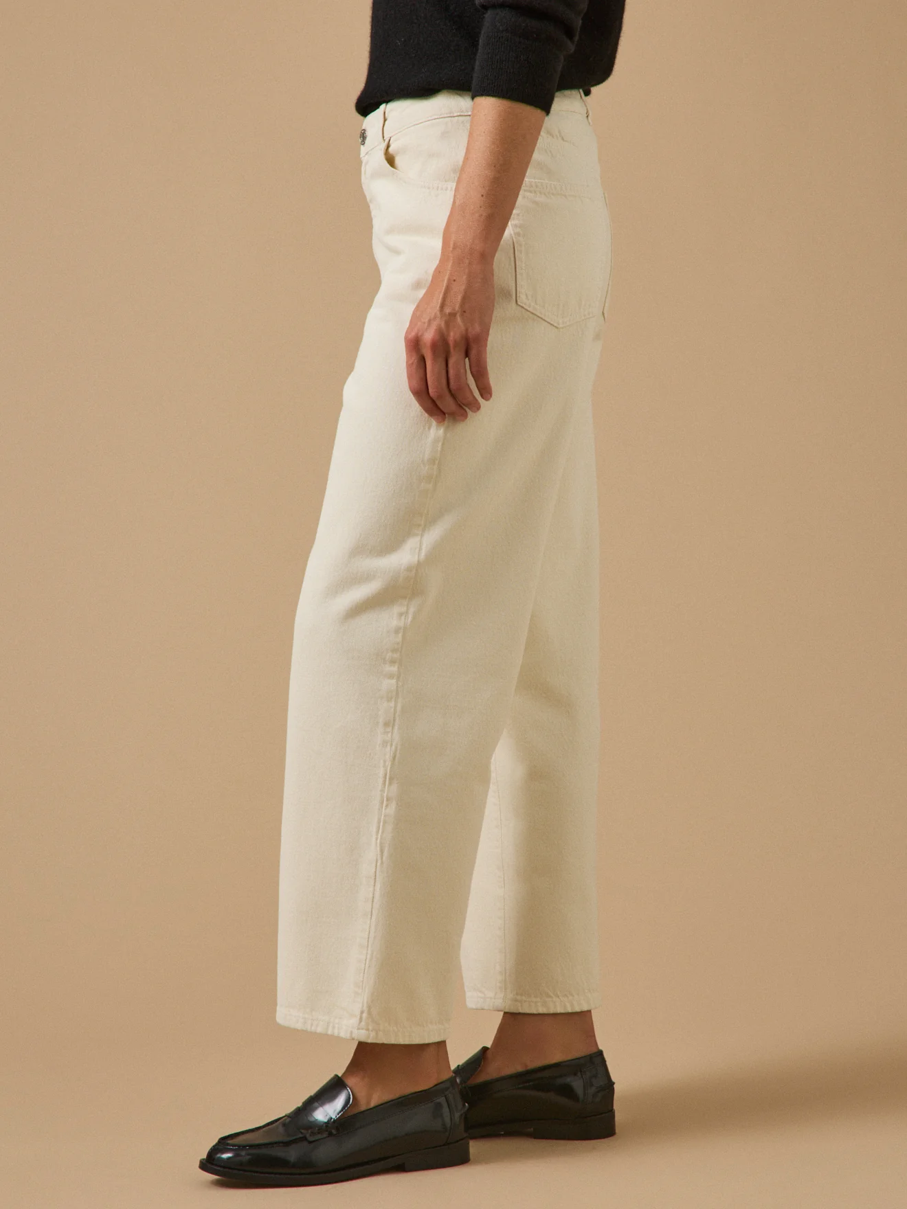Damen-Jeans Émilie mit weitem Bein aus Bio-Baumwolle - Image 5