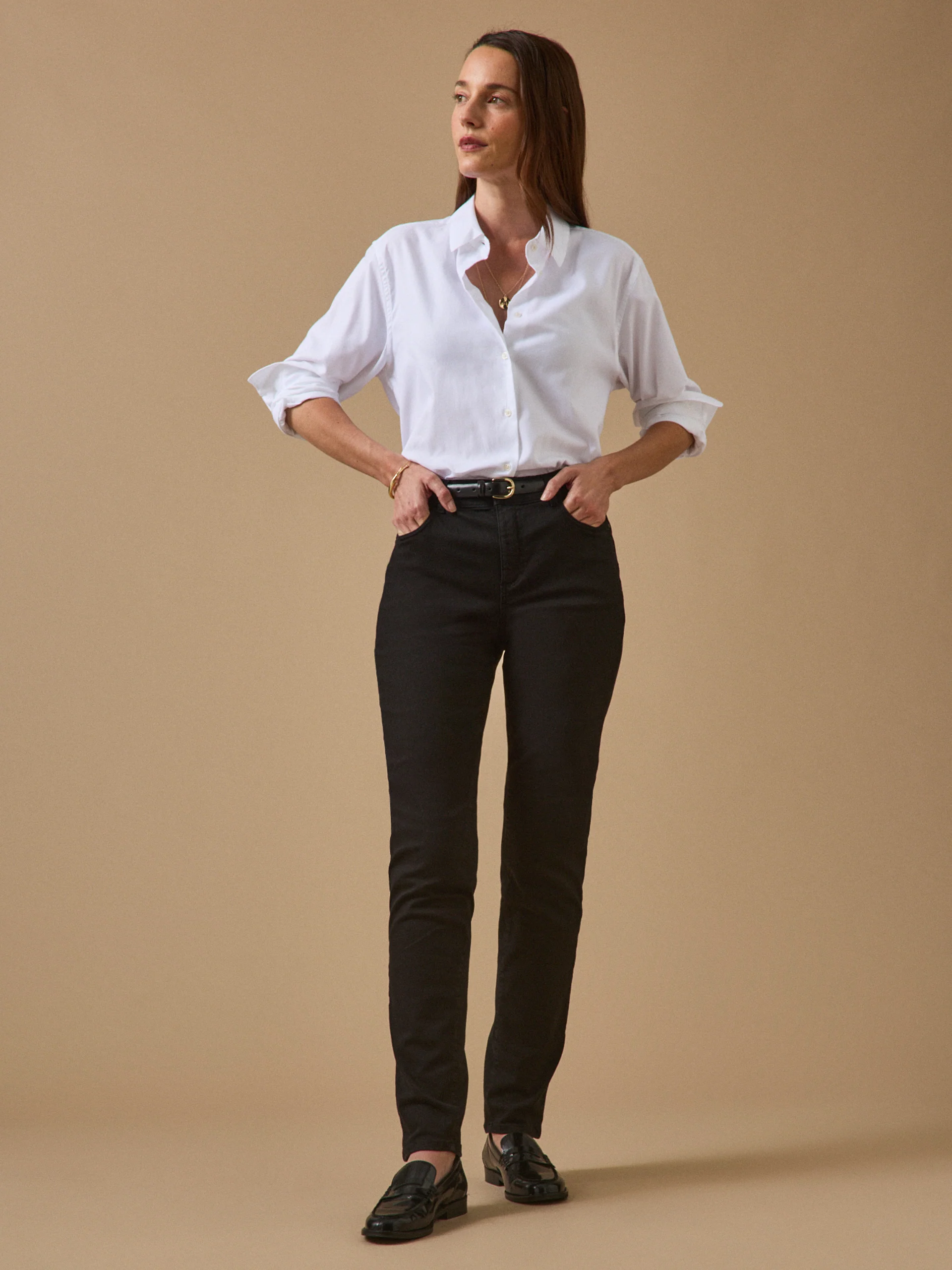 Farbenfrohe Slim Fit Damenhose Aude - Image 5