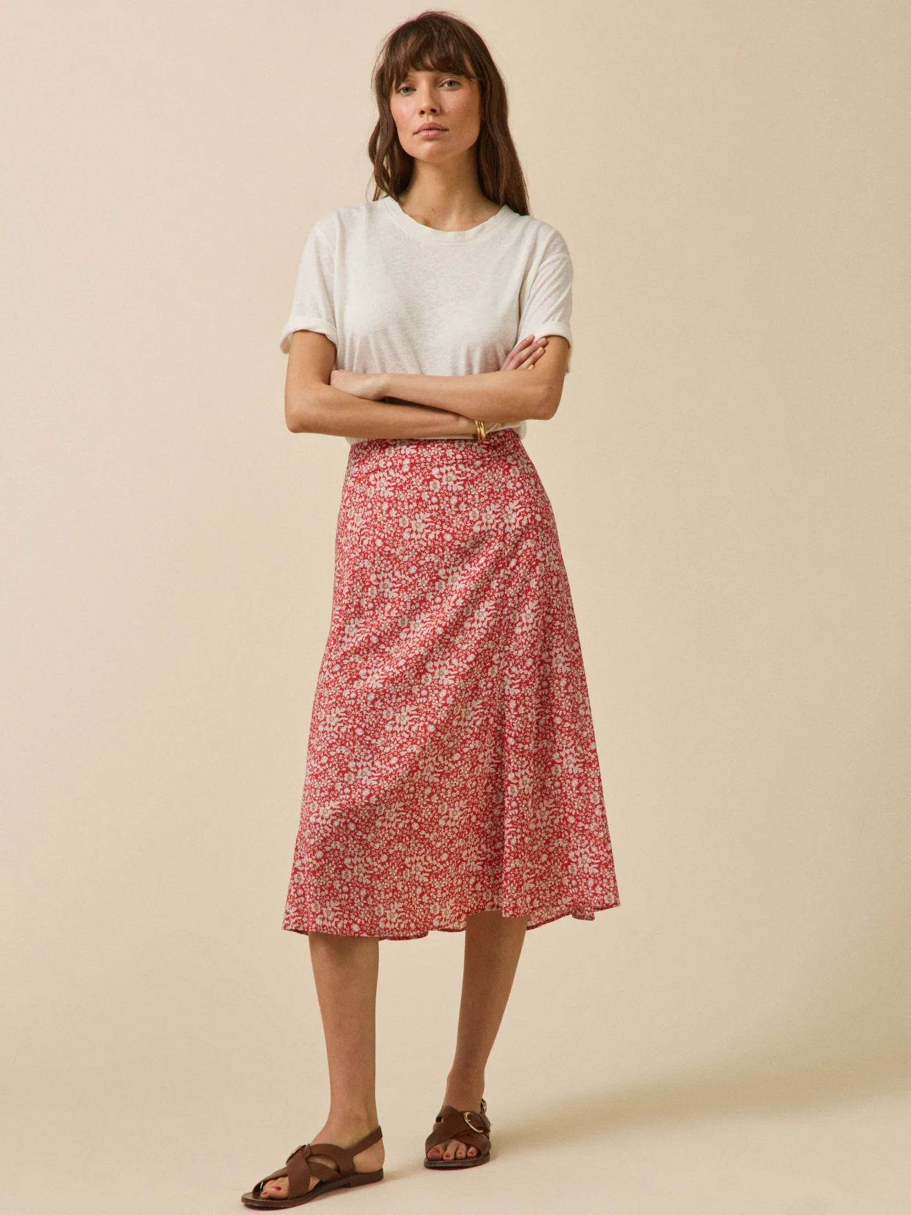 Halblanger Damenrock aus Liberty-Stoff - Limited Collection - Image 5