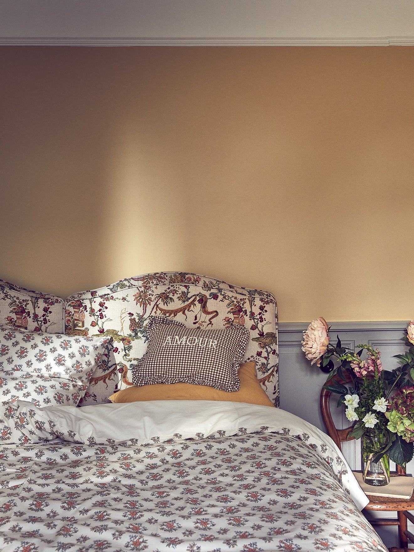 Kissen « Amour » mit Vichy-Print - Image 2