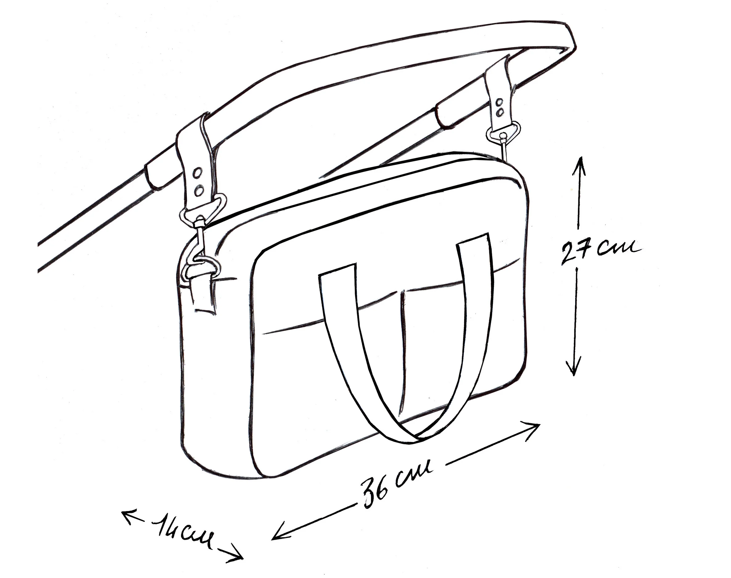 Wickeltasche aus Baumwoll-Gaze - Image 8
