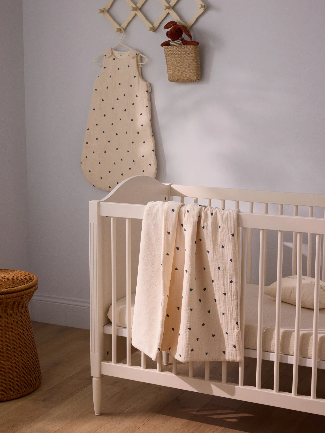 Baby-Plaid aus strukturierter Baumwolle und Mikrofleece - Image 2