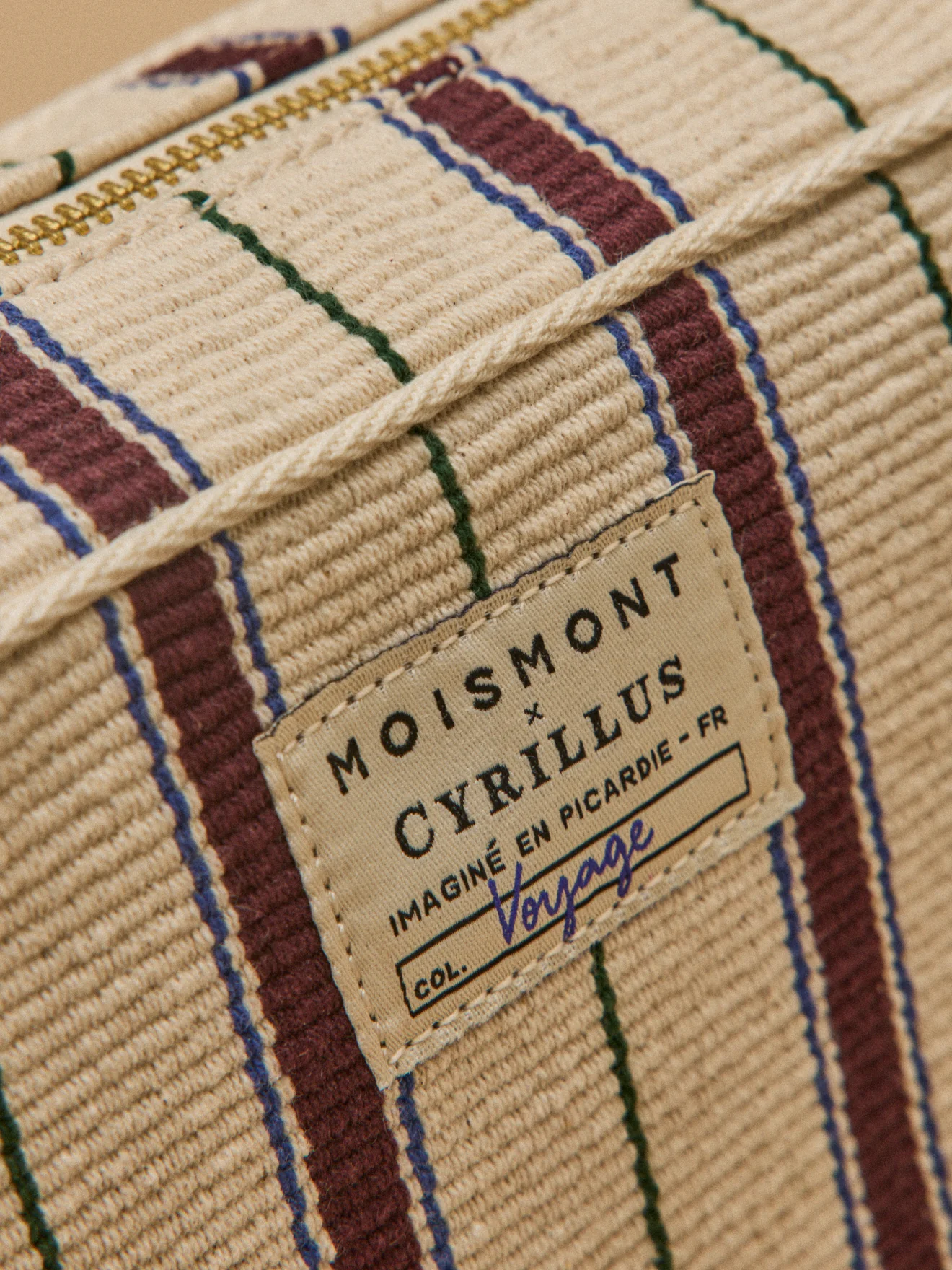 Große Tasche mit Streifen – Collaboration Moismont x Cyrillus - Image 4