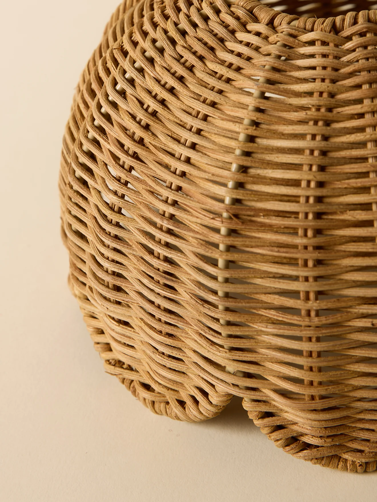 Hängelampe aus Rattan - Image 3
