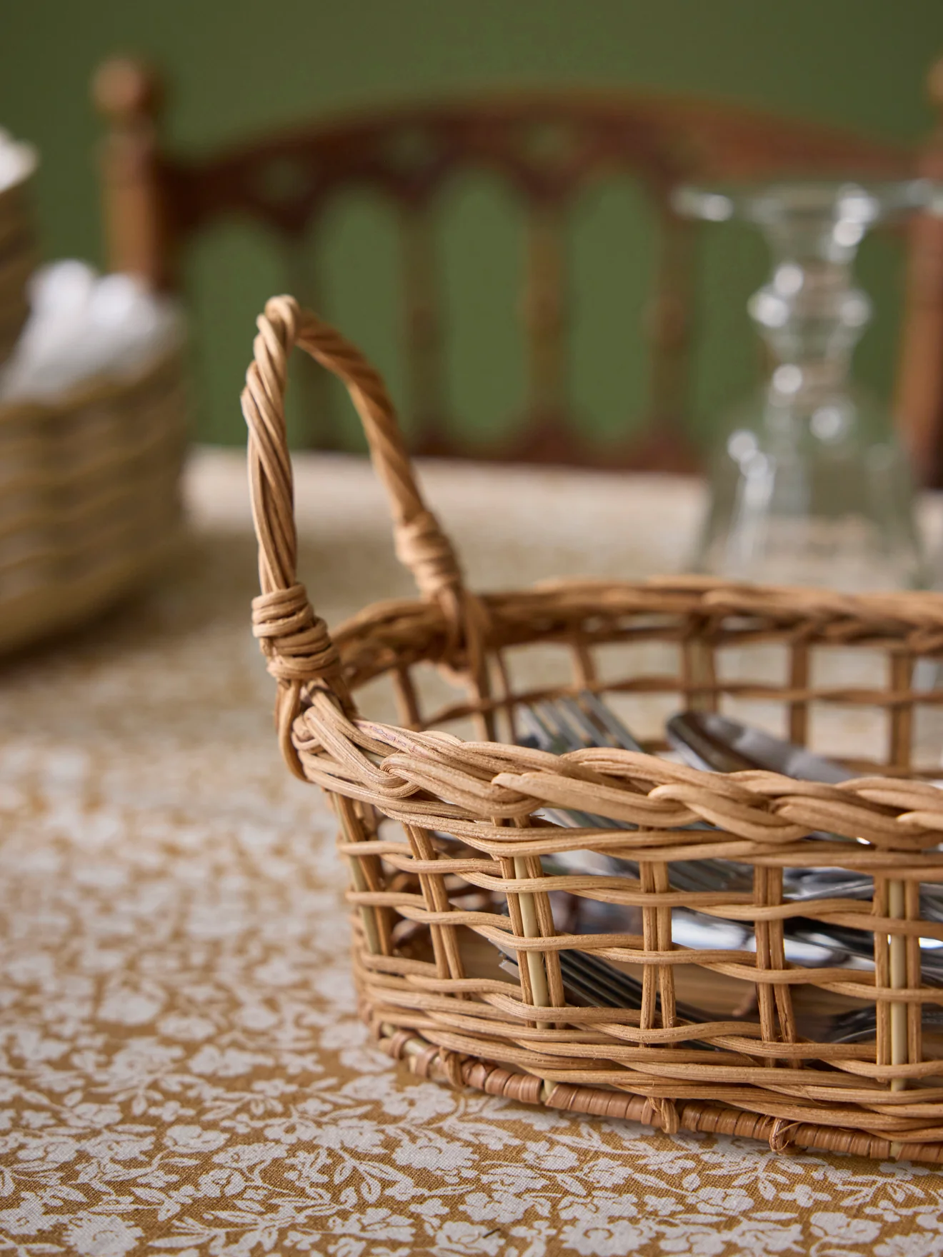 Korb aus Rattan - Größe M - Image 2