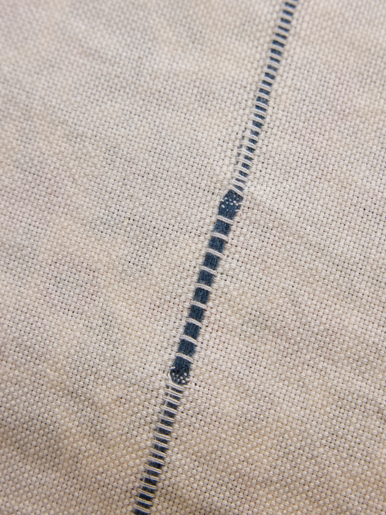 Geblümte Tagesdecke aus Baumwolle und Leinen - Image 5