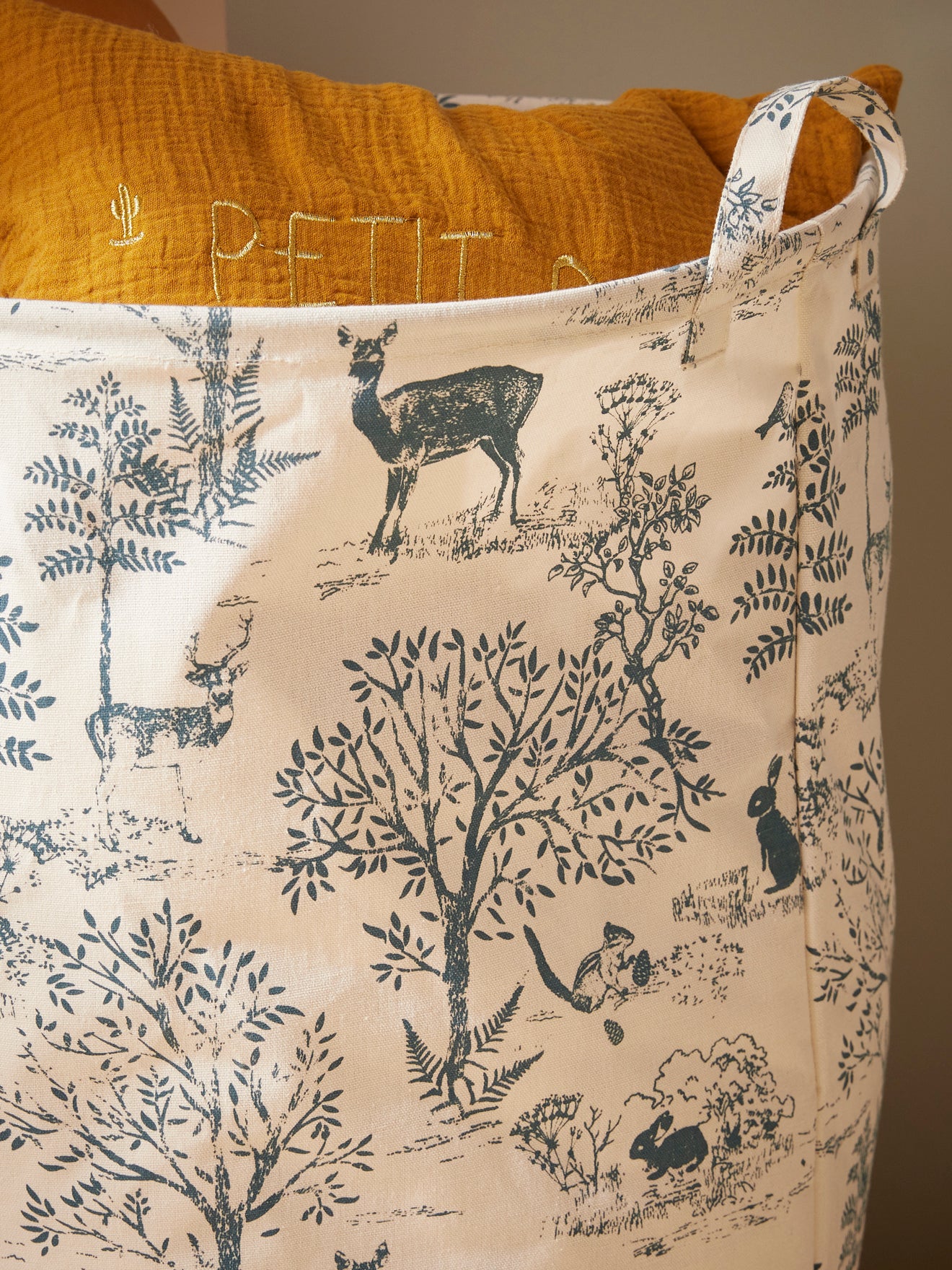 Runder Aufbewahrungskorb im Toile de Jouy-Esprit - Image 2