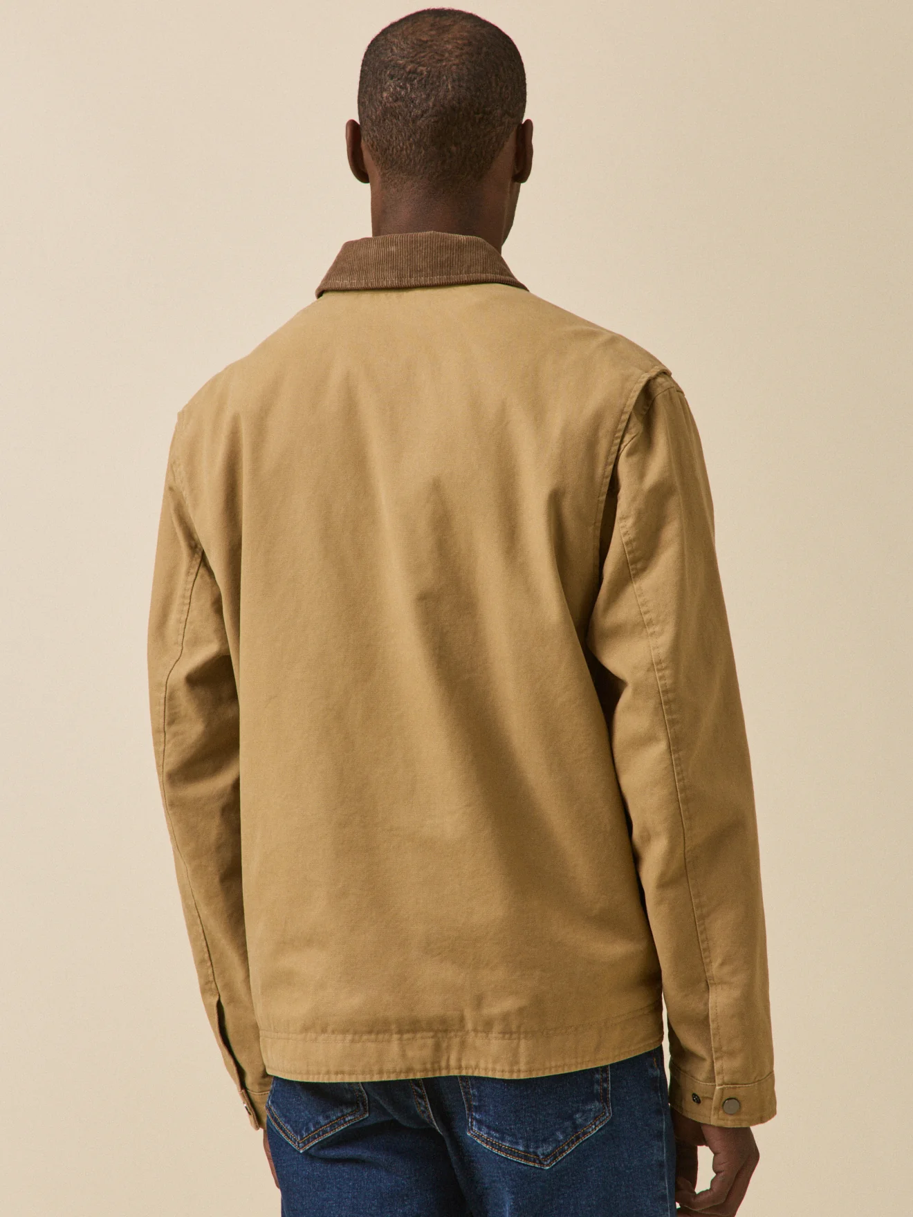 Herrenjacke mit Kragen aus Velours - Image 3