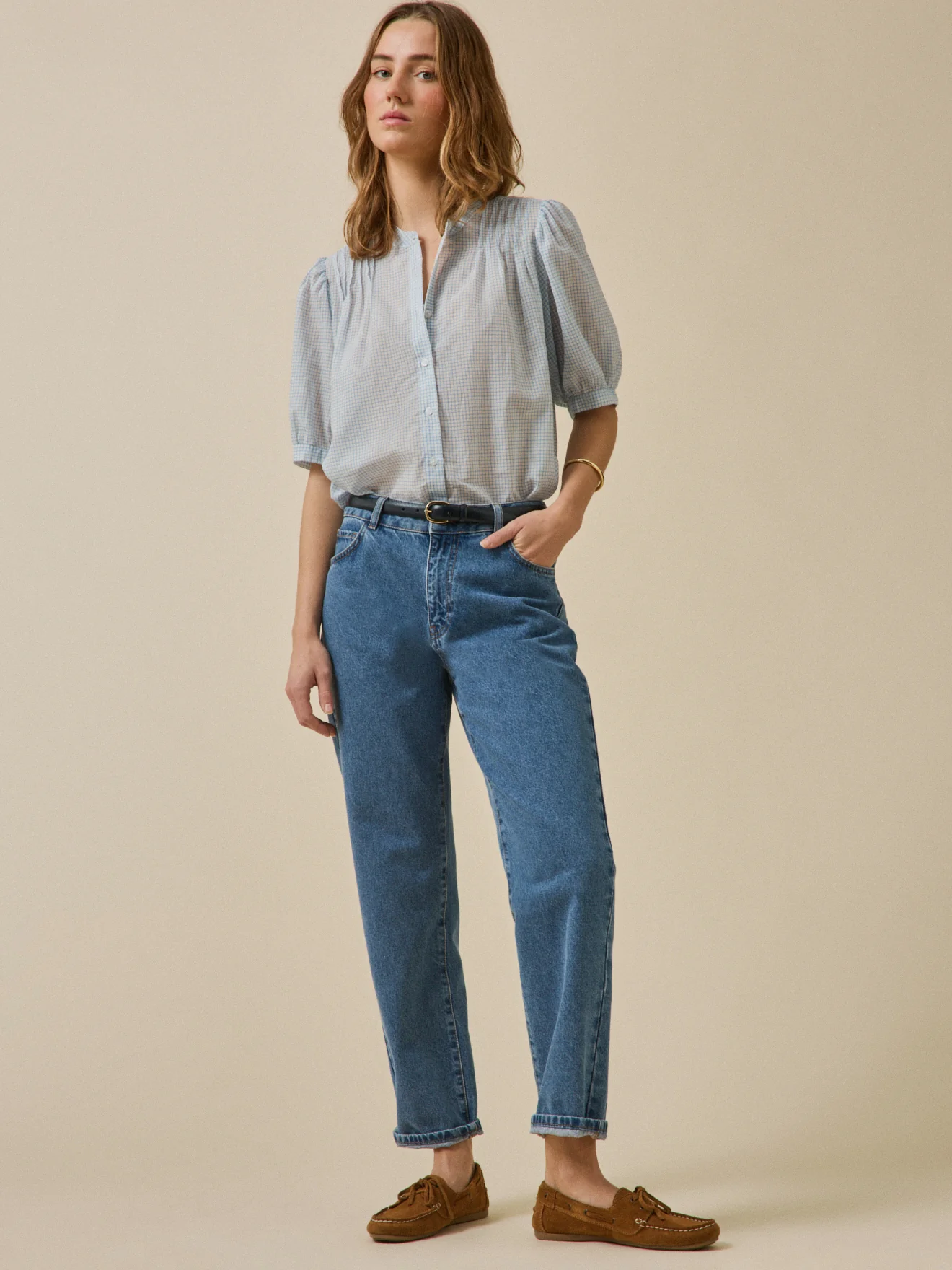 Damen Mom Jeans Claire - Bio-Baumwolle, nachhaltig gewaschen - Image 13