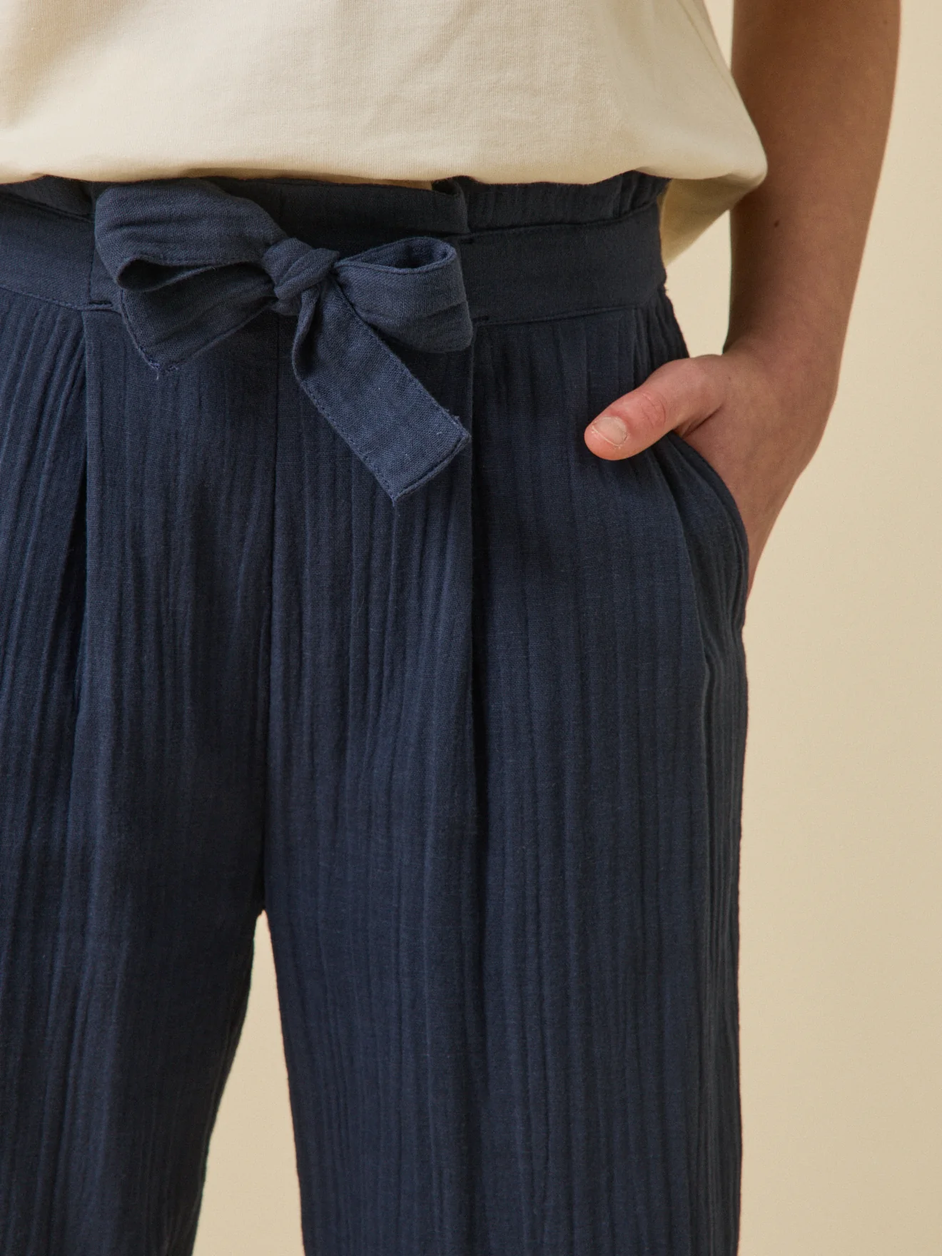Mädchen-Hose aus Baumwollgaze – Kollektion « Junior » - Image 3