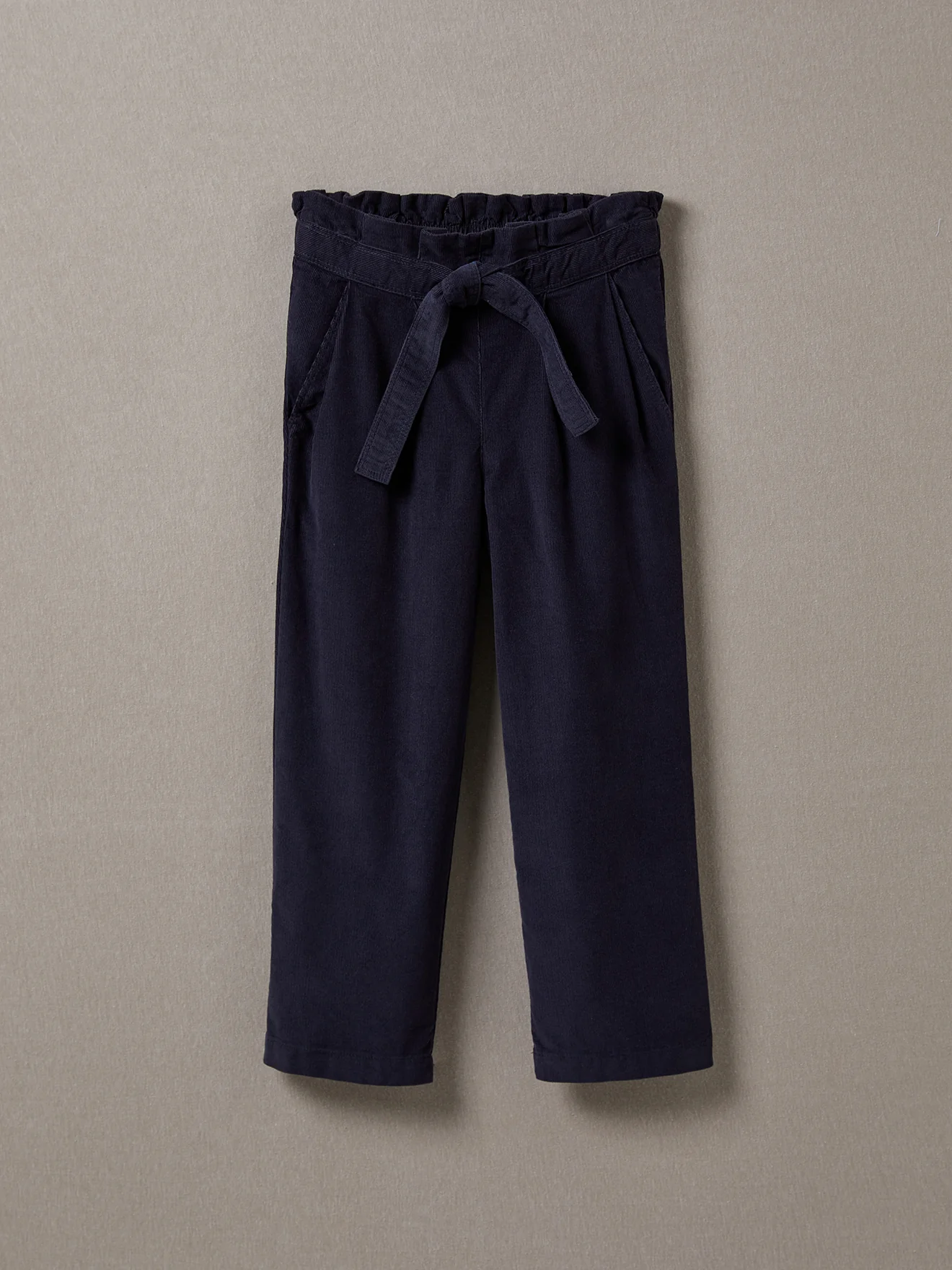 Mädchenhose, weit, aus Velours