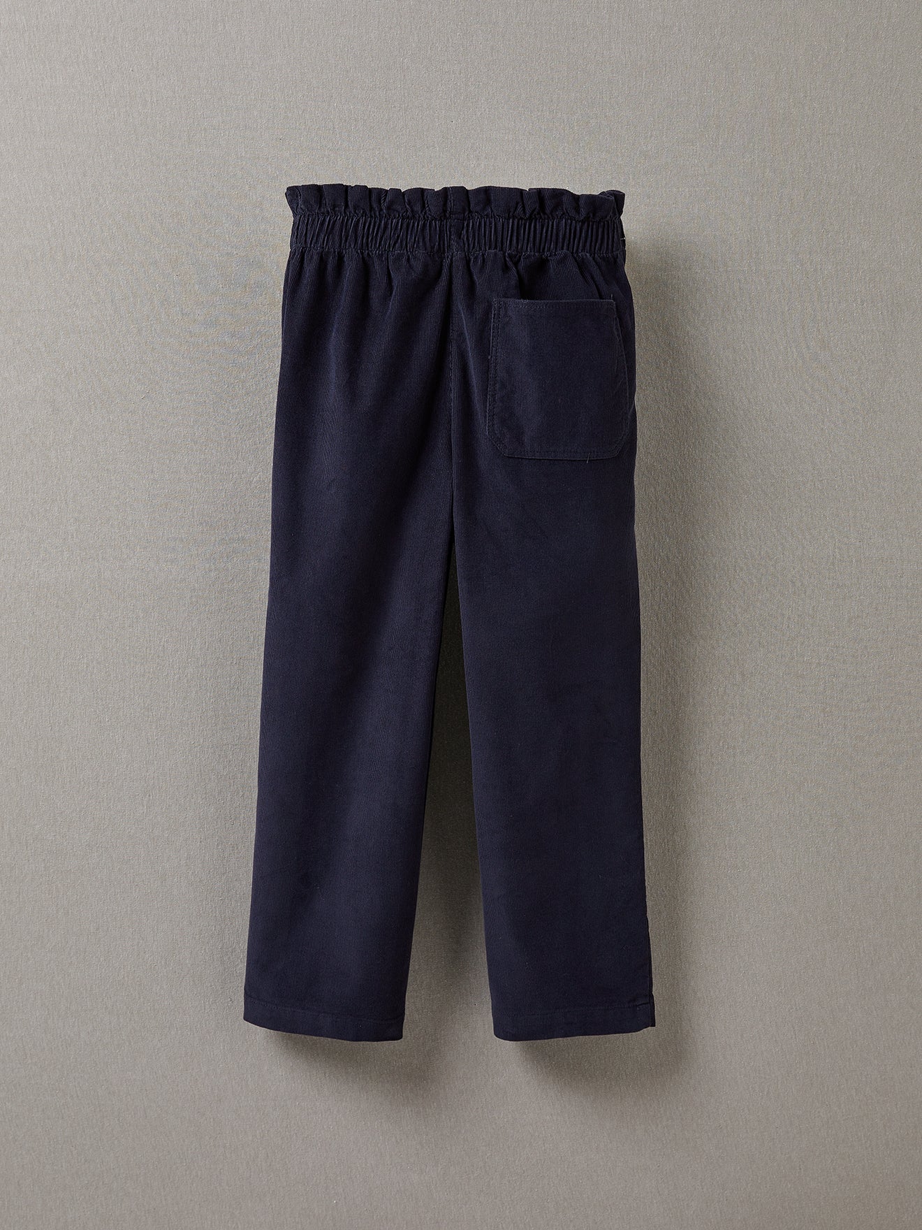 Mädchenhose, weit, aus Velours - Image 2