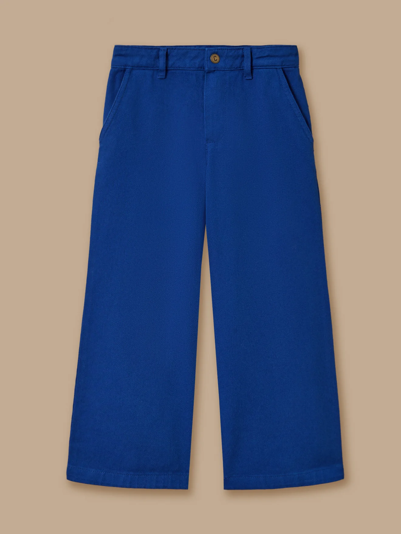 Mädchenhose, weit, aus Twill - Image 5
