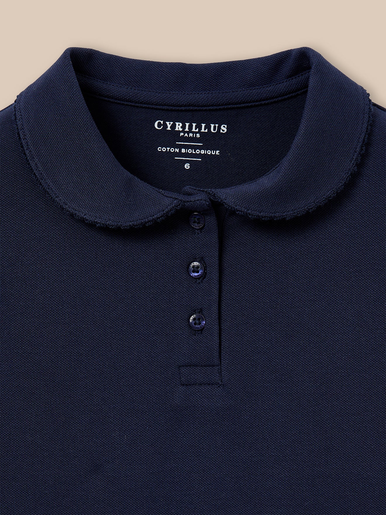 Mädchen-Poloshirt aus Pikeestrick – Bio-Baumwolle - Image 2