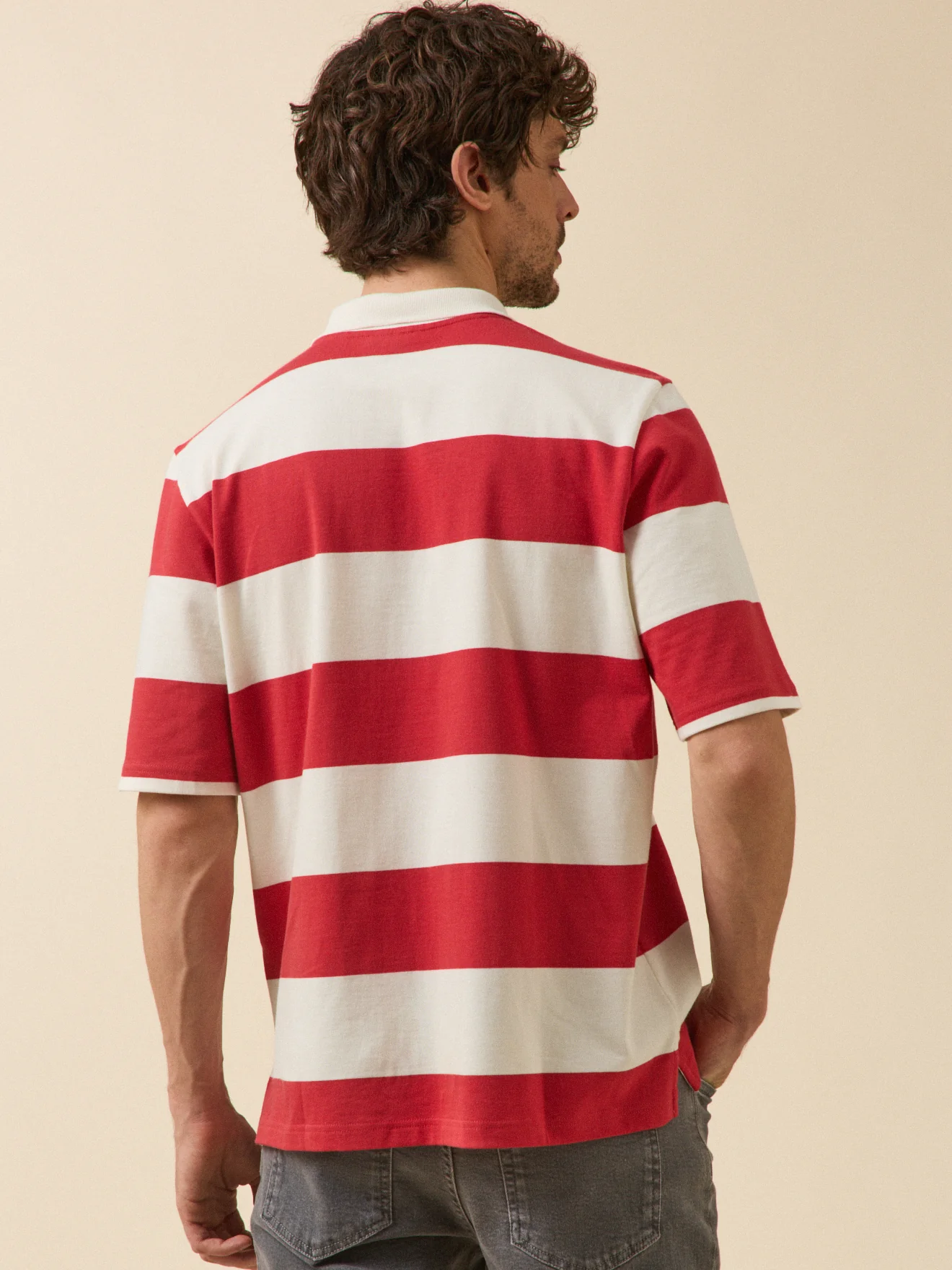Gestreiftes Herren-Poloshirt aus Bio-Baumwolle - Image 3