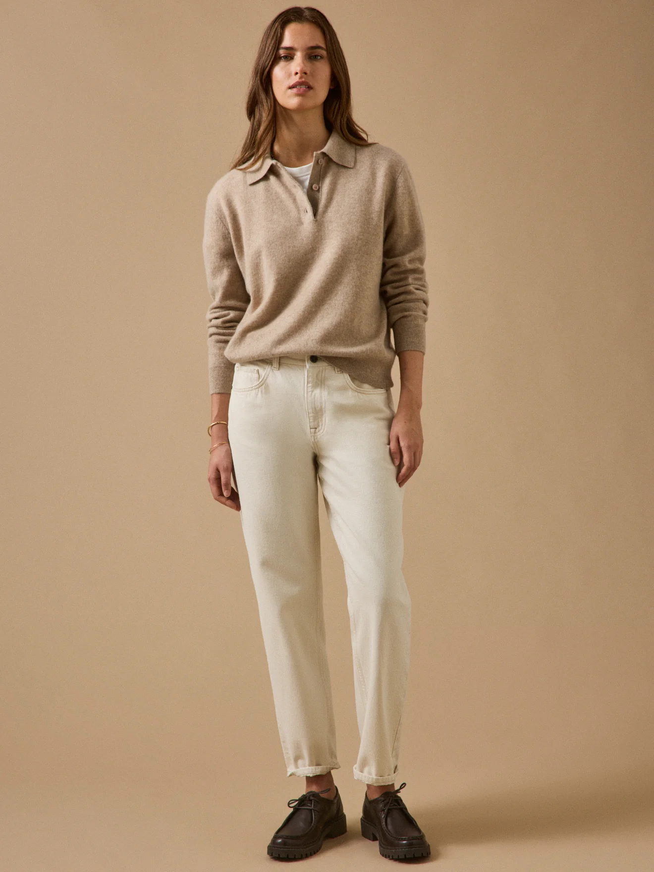 Damenpullover mit Polokragen - Cashmere-Kollektion - Image 4