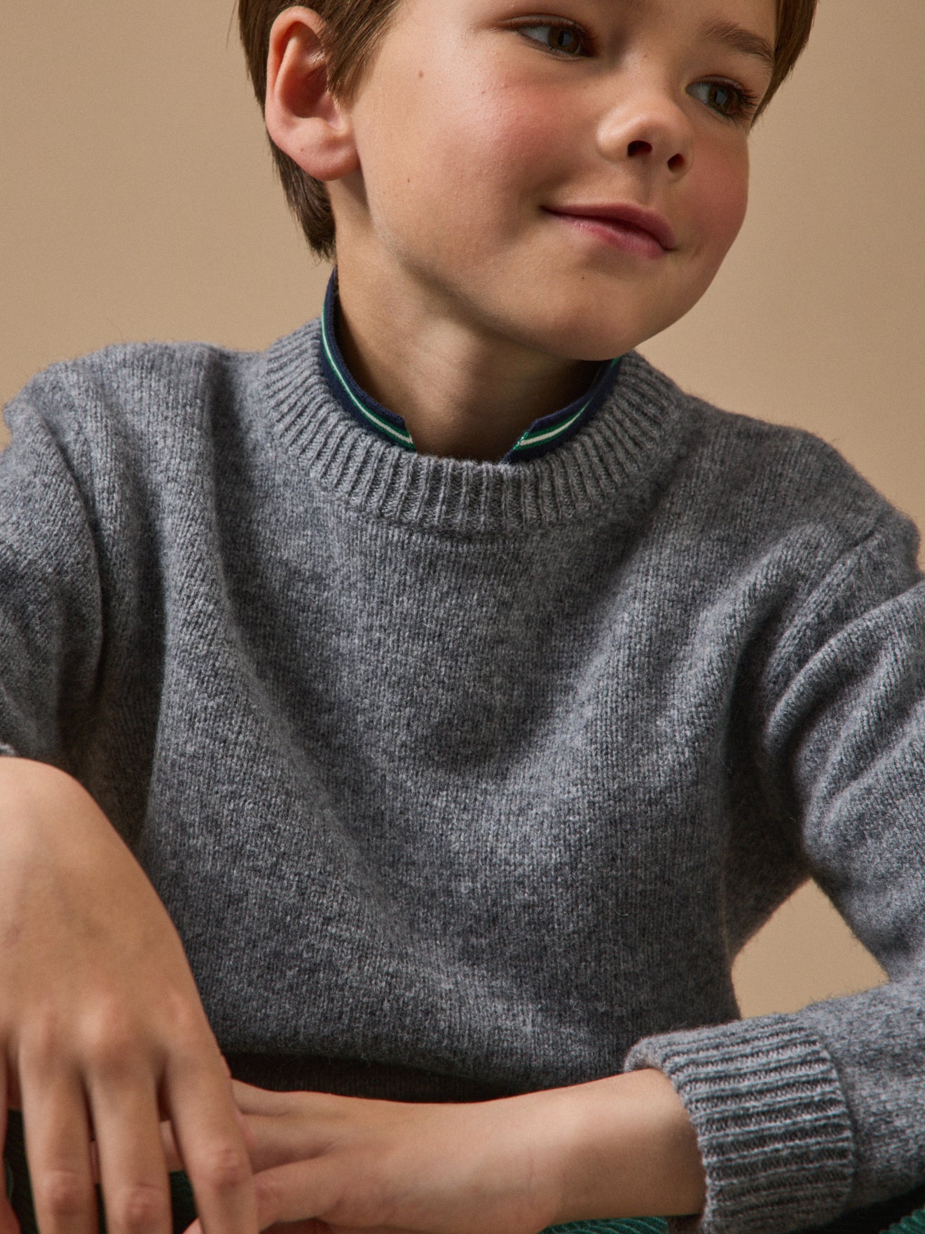 Jungenpullover aus Merino-Wolle - Image 8